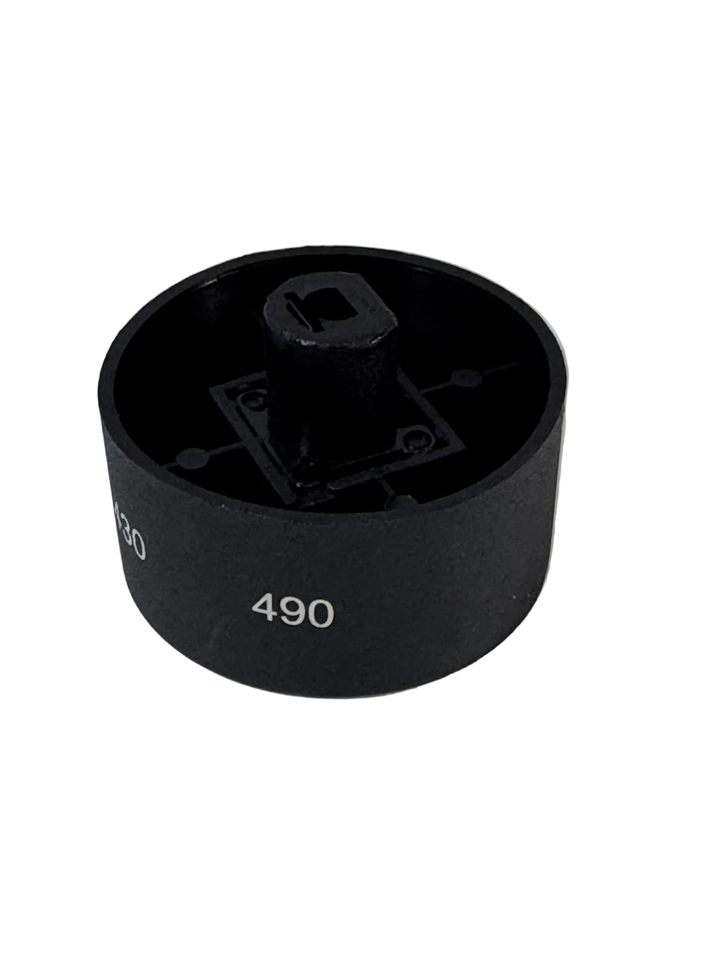 Greystone - Temperature Control Black Knob on a white background