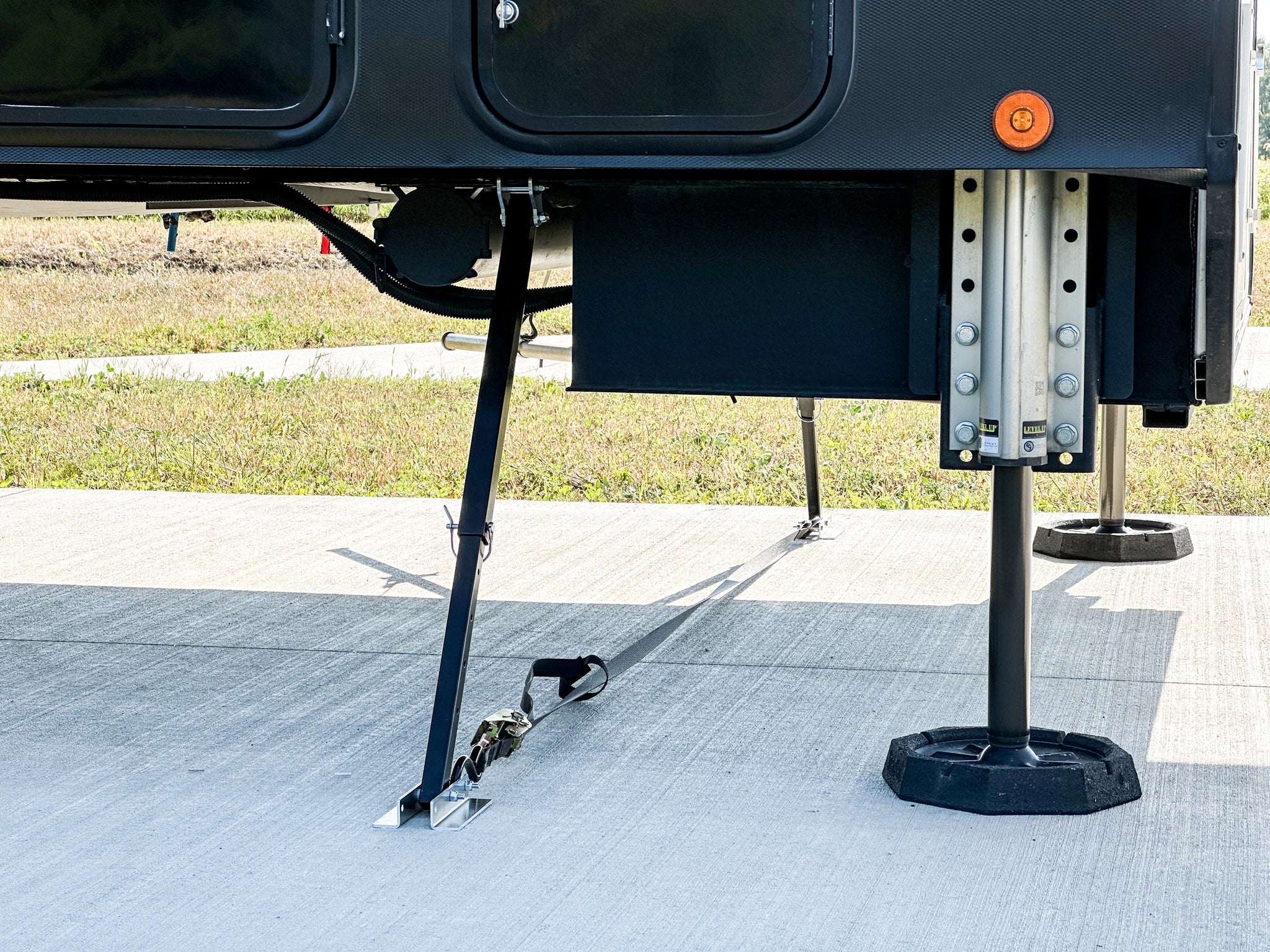 MORryde SP54-186 X-Brace I-Beam Stabilizer - Heavy-Duty RV Stabilization System