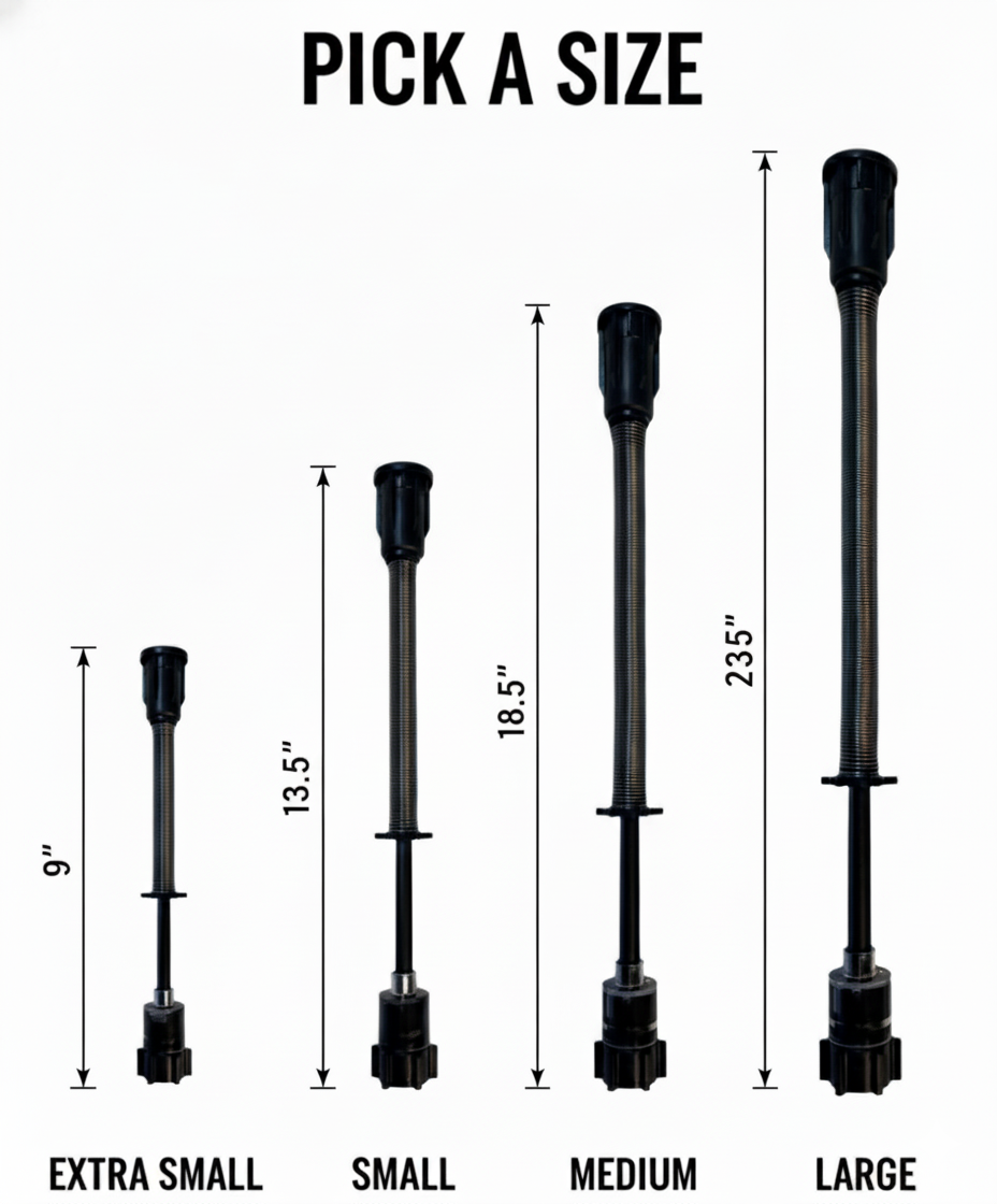 Irvine - Replacement Spring (1.25" Version) Slow Rise Version - for Premium RV Roller Shades - Select Your Size