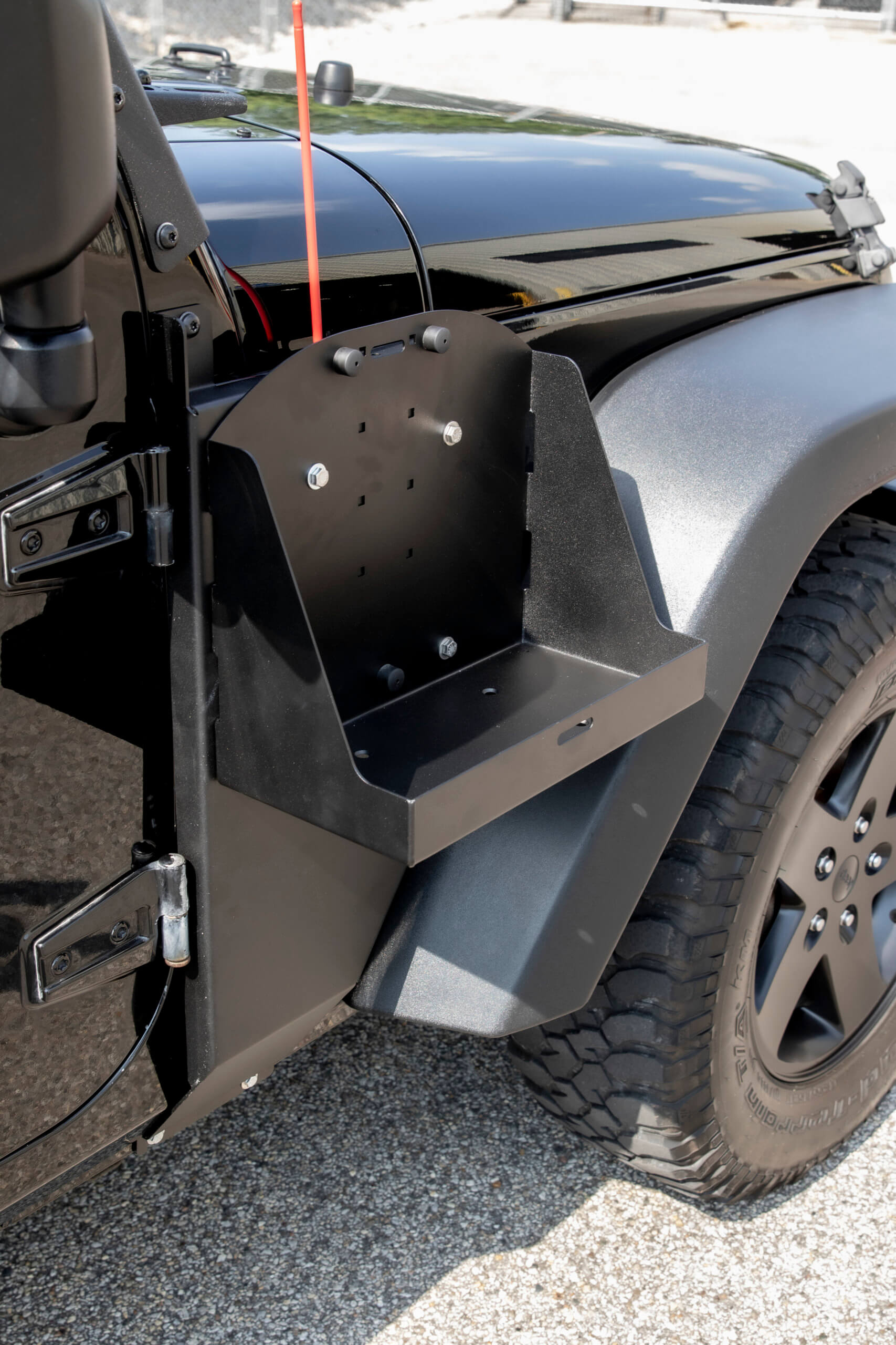 MORryde JP54-019 Jeep Wrangler JK Jerry Can Side Mount - Passenger Side - 07-17 JK - Fuel Storage Carrier