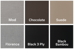 Irvine ISD - Value-Line RV Day and Night Roller Shades - .75"-1" Tube - w/ Auto Stop - OEM Replacement - Custom Colors and Sizes