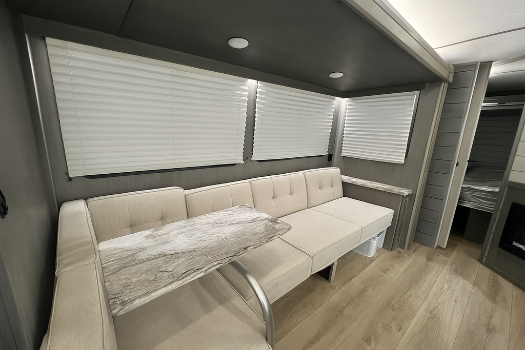 RV Pleated Window Night Shades - White Color - Genuine OEM Supplied