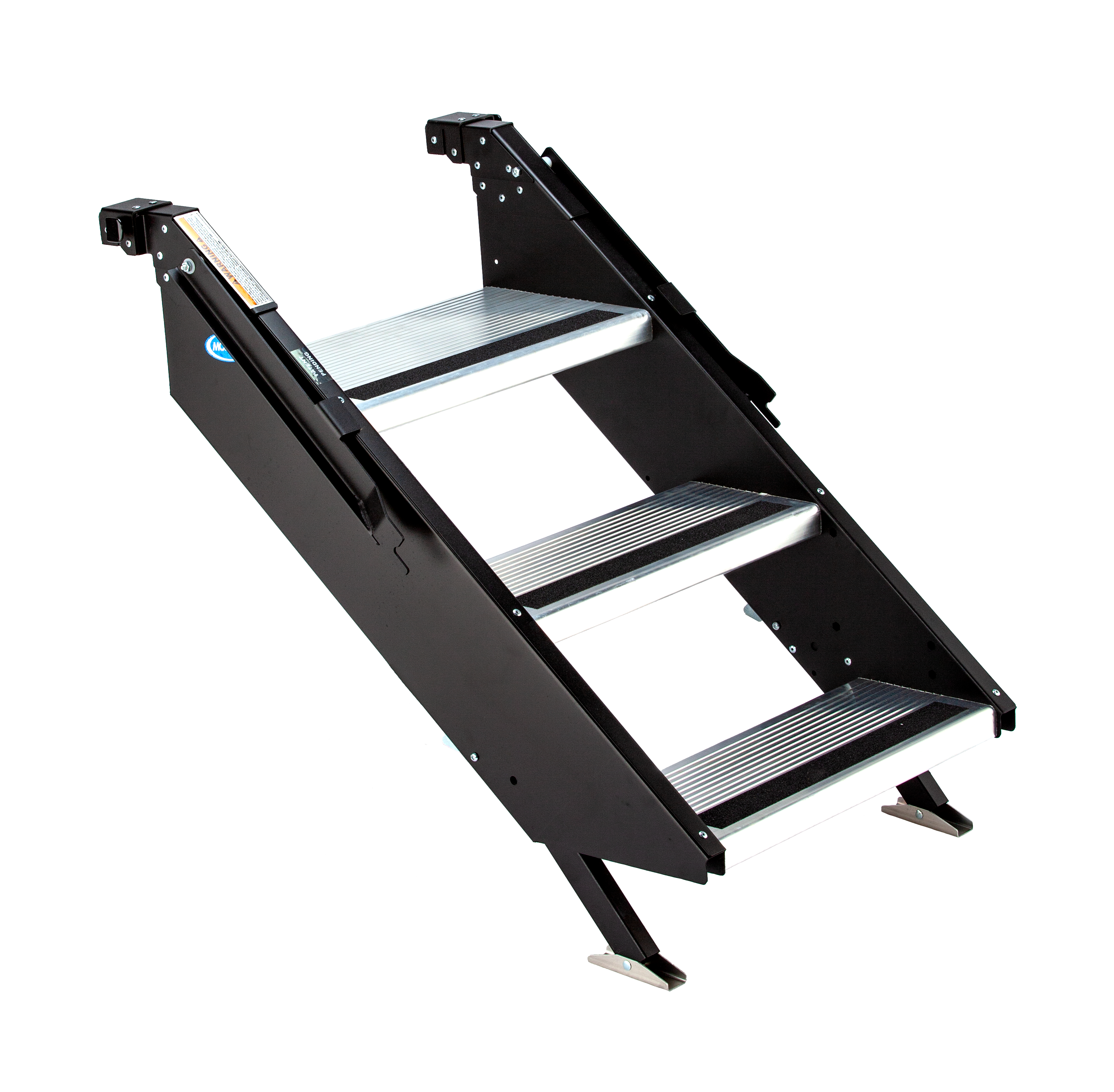 MORryde STP-219 Front Mounted Patio Entry Step - 3 Step - RV Entry System