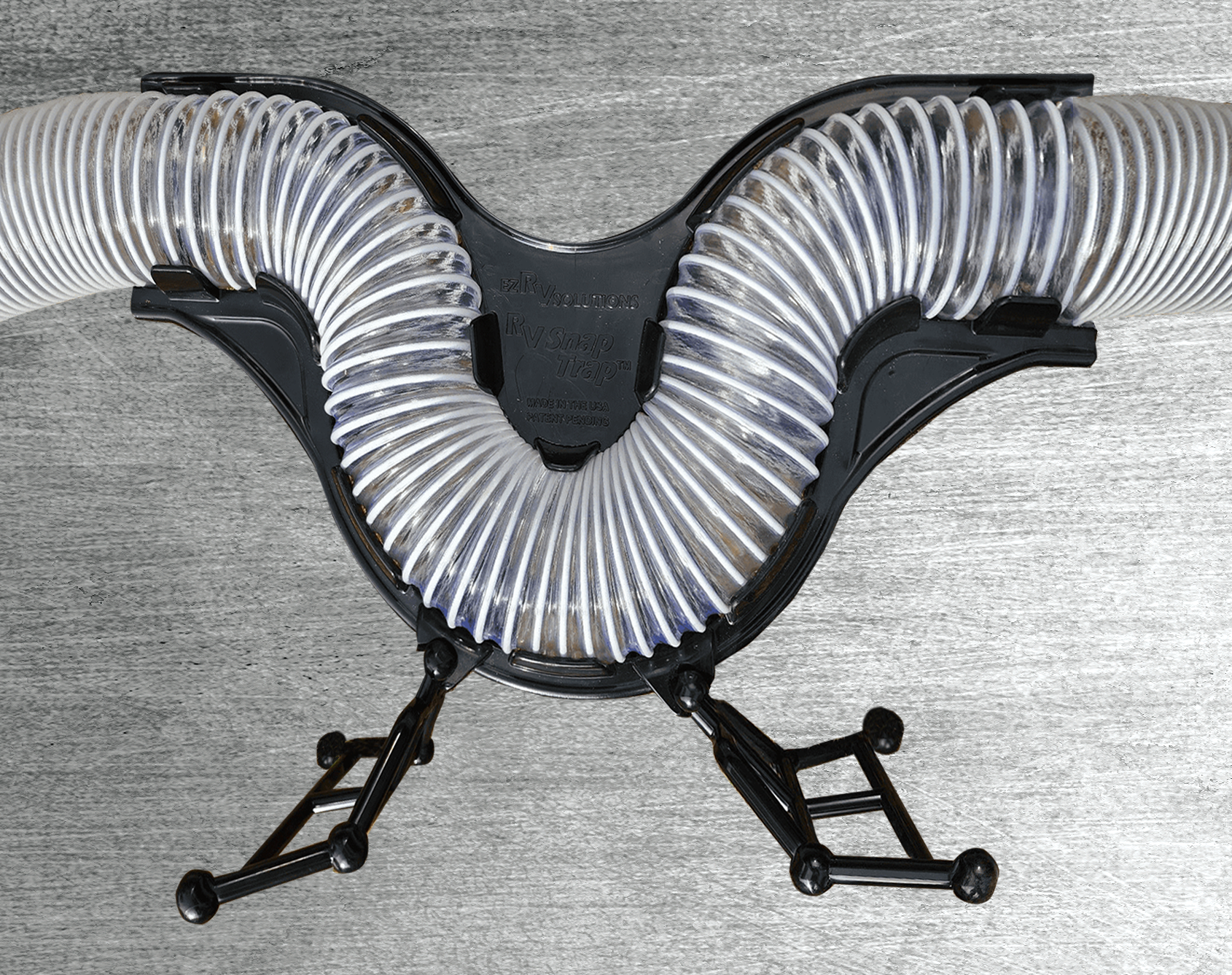 MORryde SP54-184 Snap-On P-Trap for 3" Sewer Hoses - RV Sewer System Odor Trap