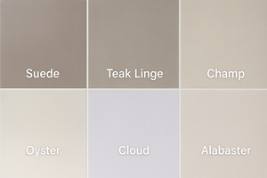 Premium RV Blackout Night Roller Shades - 1.25" Tube - Slow Rise - OEM Part - Custom Size and Color