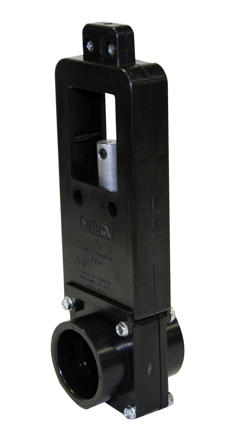 Valterra - Cable Valve - 1-1/2" Hub x 1-1/2" Spigot, No Cable - OEM replacement - VALT1001H