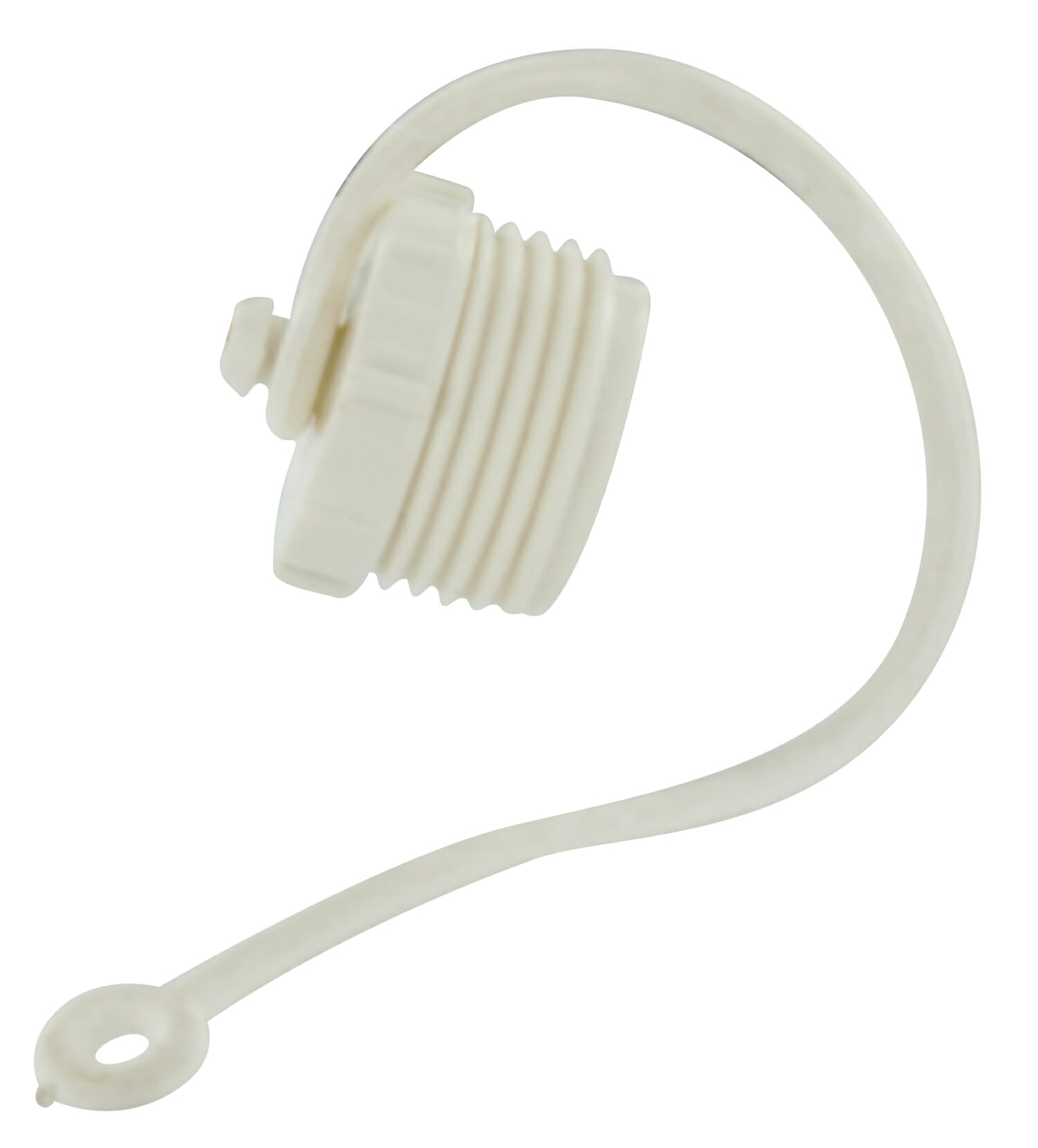 Valterra - Hose Plug - 3/4 Inch Male Thread with Strap, Off White - VALT1020-1E