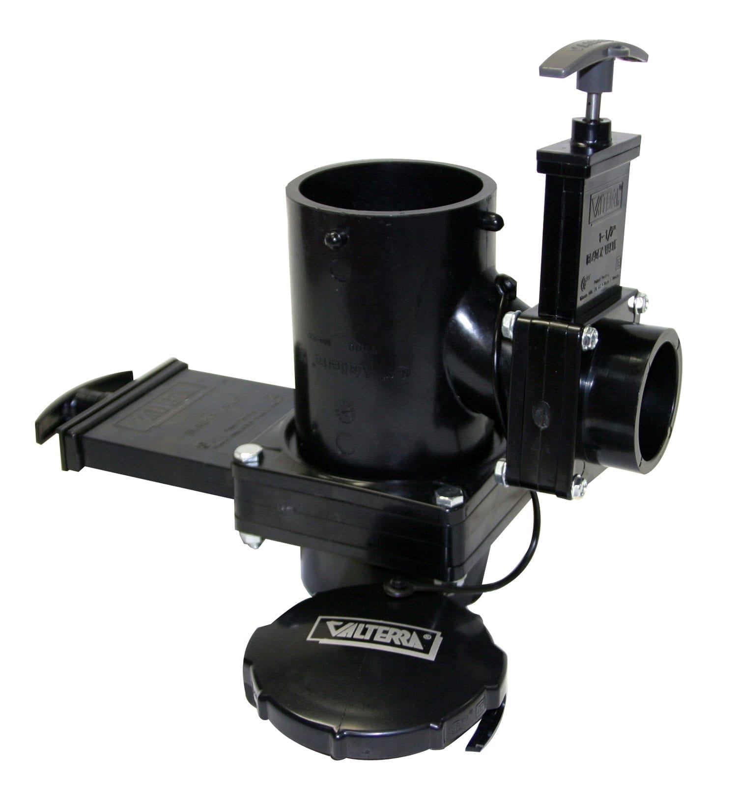 Valterra - San Tee Double Rotating Valve - 3″ Spigot x 1-1/2″ Hub x 3″ Bayonet Cap - OEM replacement - VALT18A