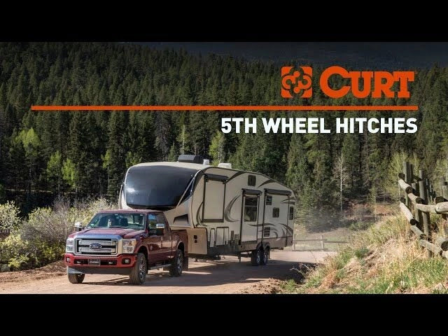 CURT Helux Coil-Spring 5th Wheel Pin Box, 3,500 lb