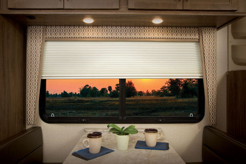 1" Pleated RV Shades - DAY/NIGHT with PRIVACY LINER INCLUDED - Custom Sizes Available