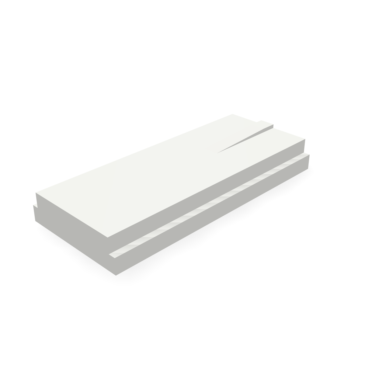 Alpha VR27638WBLANK — print-based underside view of stepped blank body
