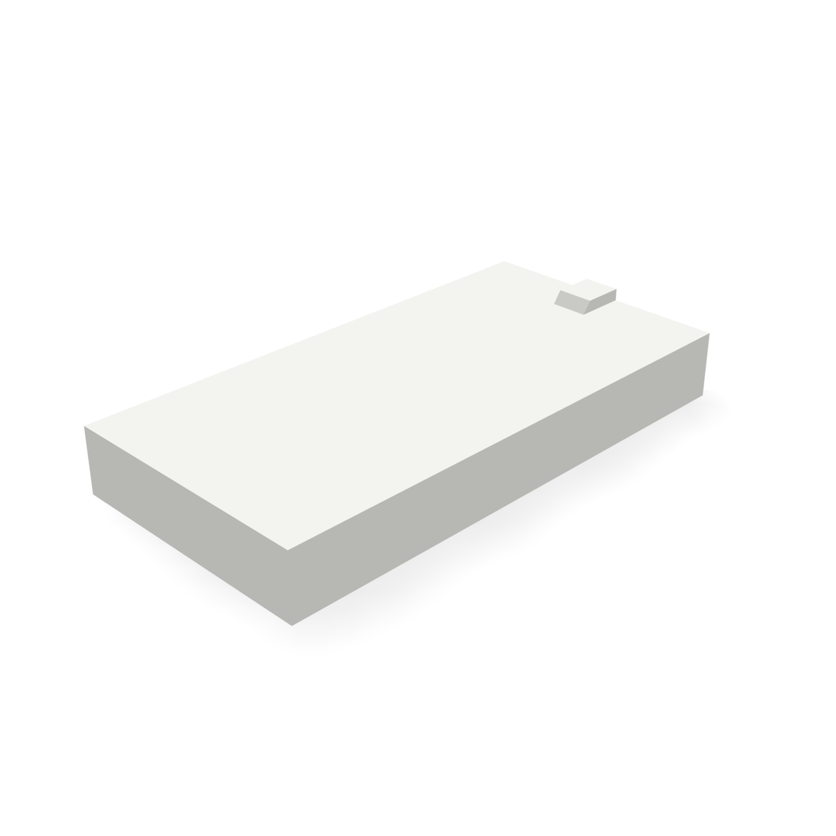 Alpha VR295975WBLANK — print-based underside view of stepped blank body