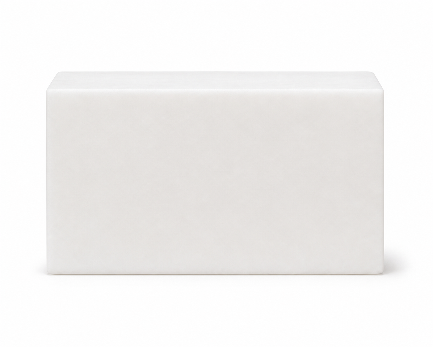 Alpha 10 gallon RV fresh water tank, 17 by 14 by 9.5 inches - photorealistic side view