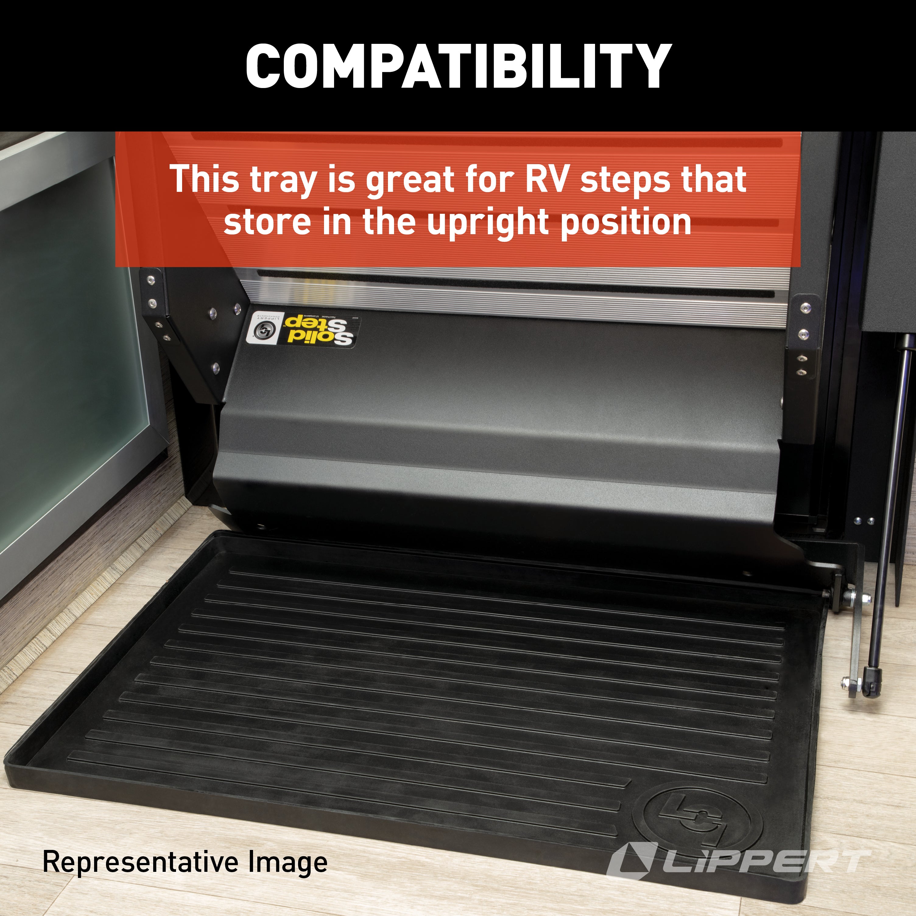 Lippert Solid Step All-Weather Floor Tray #801380 - Image 5