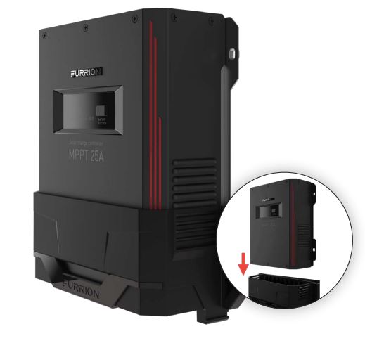 Furrion 25A Wall-Mount Mppt RV Solar Charge Controller #FSCC30PSW-BL