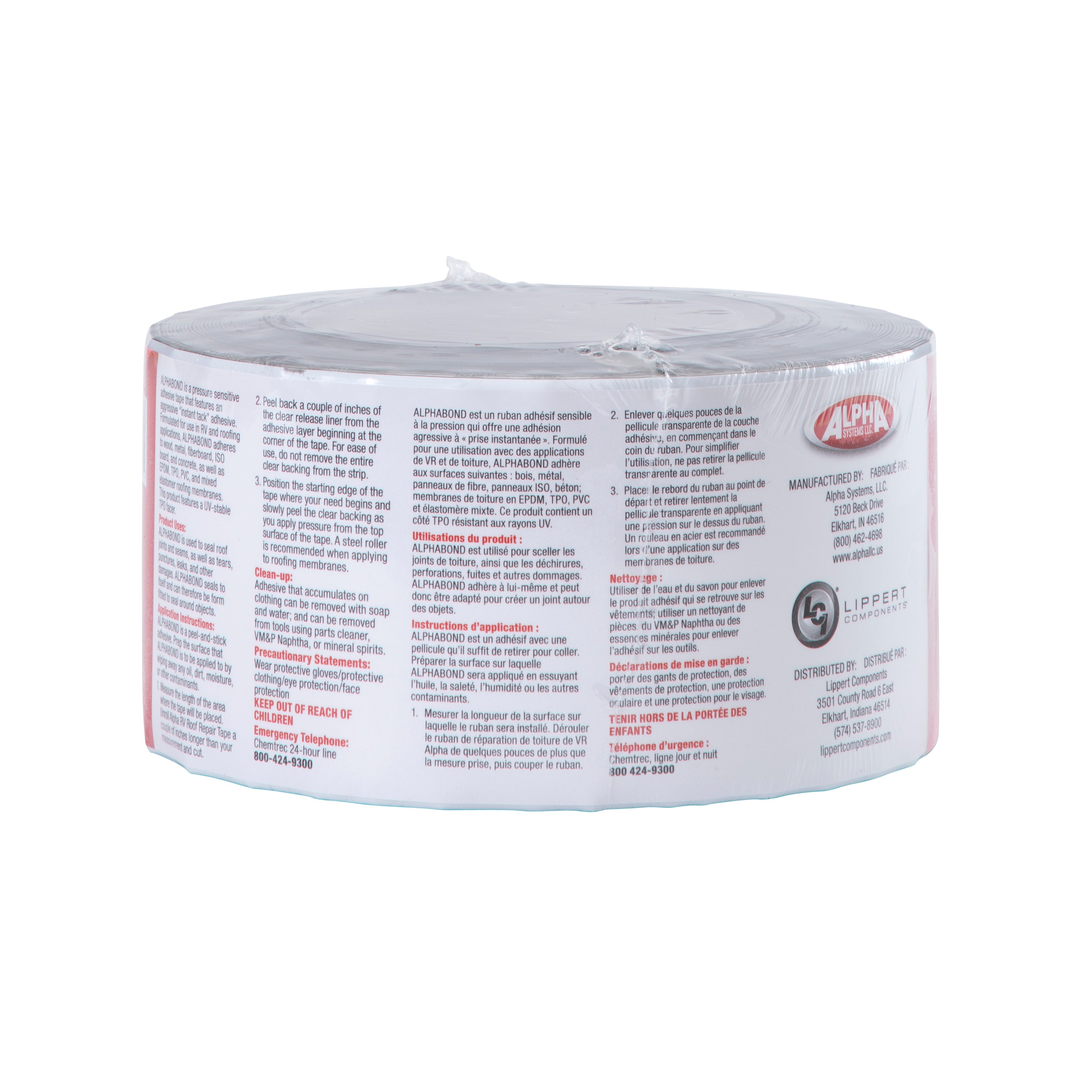 Alpha Systems - Alphabond Tpo Tape 3" X 50', White - Image 2