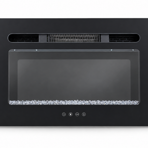 Covenant - 26" Electric RV Fireplace 110V with Crystals and Remote Control LFP26-CT WD914-26CT