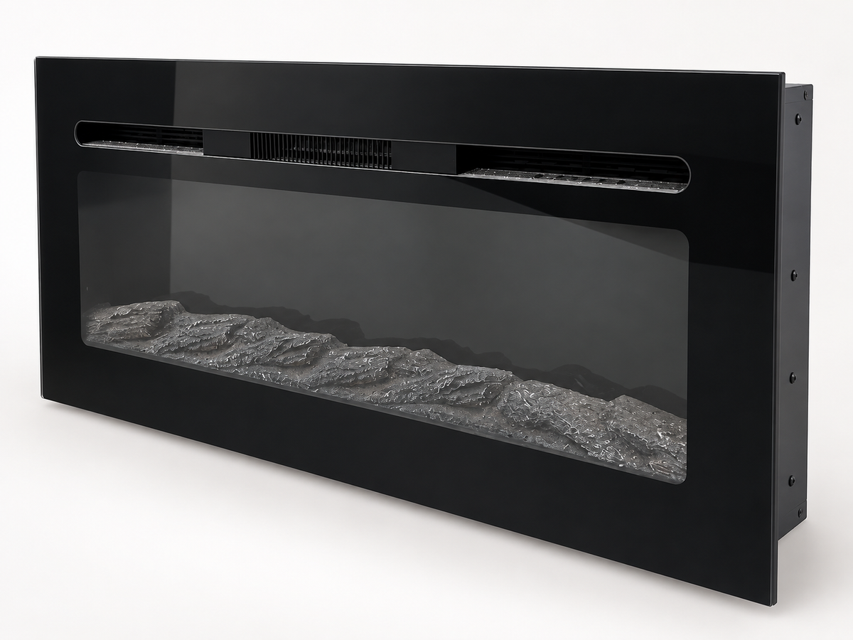 Covenant LFP36-LT 36 inch electric RV fireplace with LOG ember bed