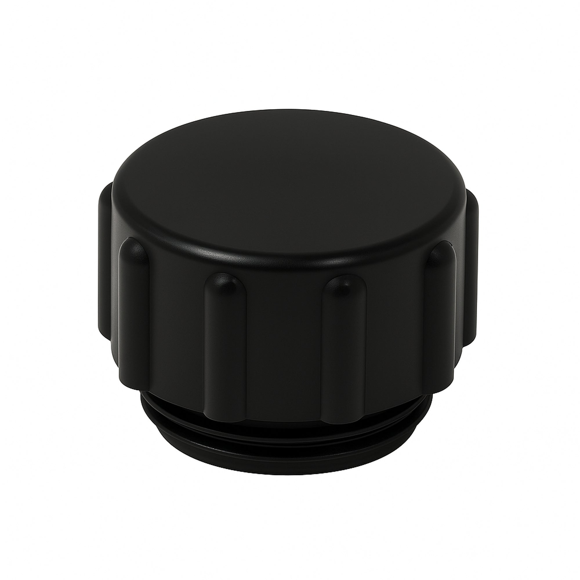 CPI - 3/4" Cap w/Gasket (Black) - Part #375CB cleaned product image 1