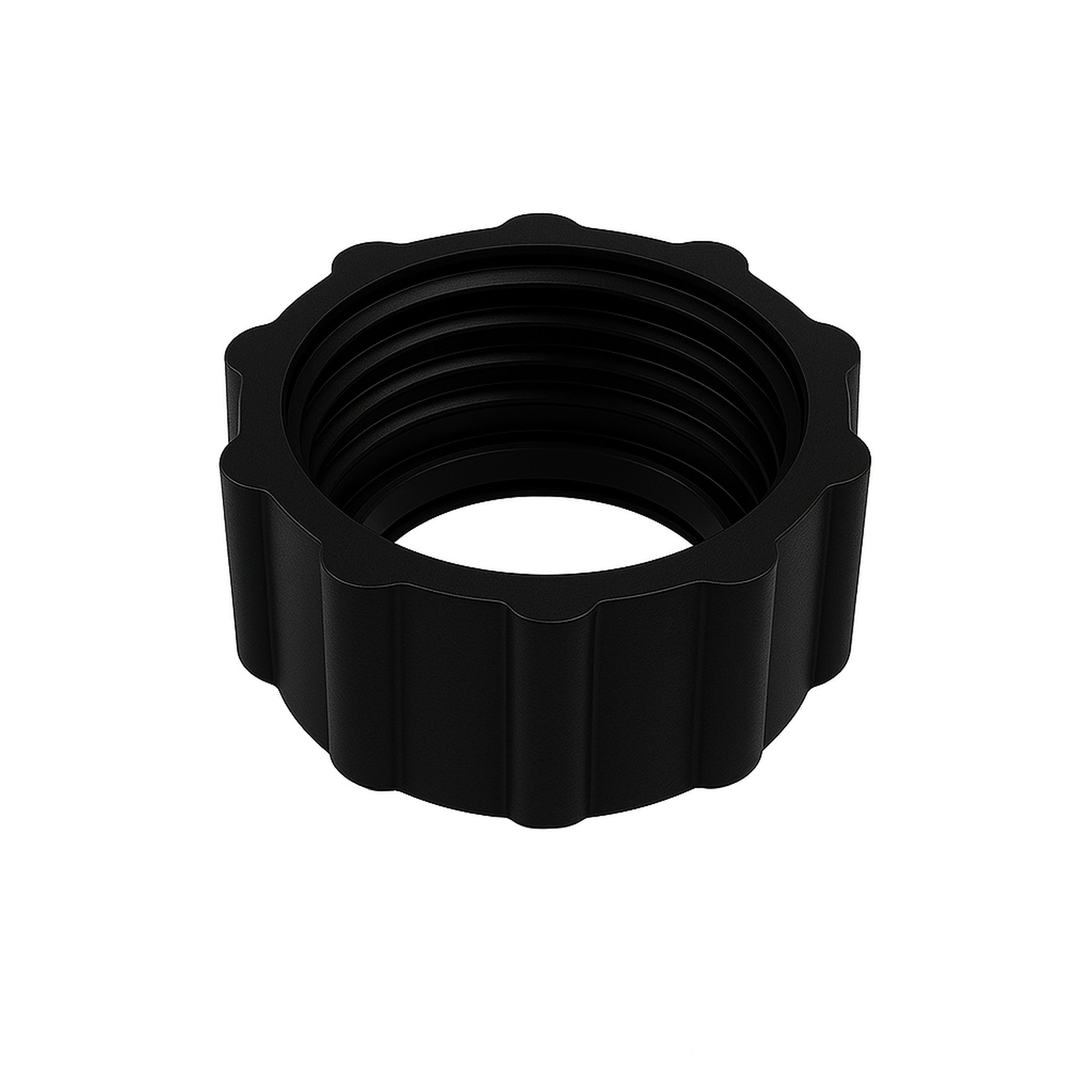 CPI - 3/4" Cap w/Gasket (Black) - Part #375CB cleaned product image 2