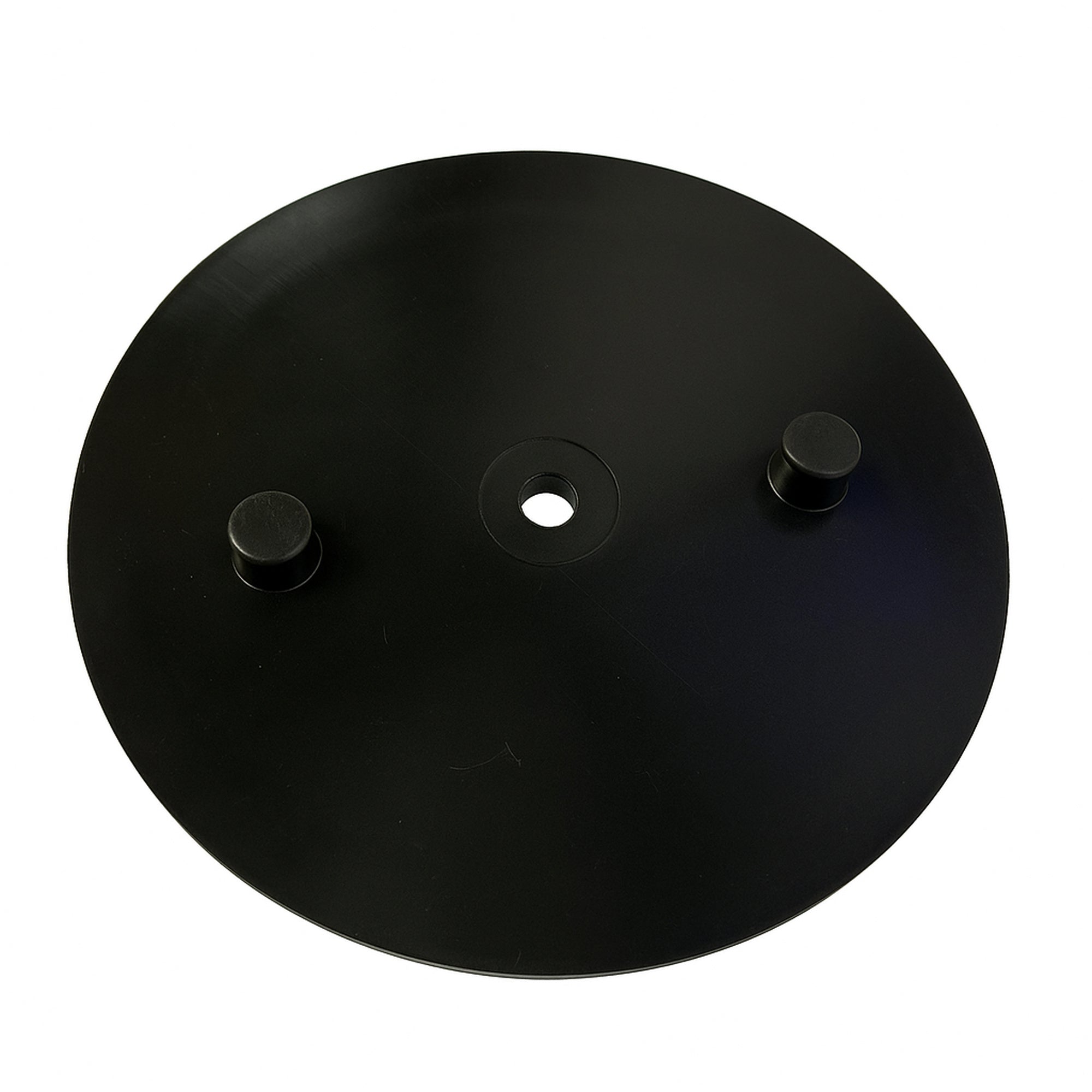CPI - Black Spinweld Patch for RV Plastic Holding Tanks - 3.75" Pilot x 4.50" OD - 3-3/4" Hole Size - Part # 69LB cleaned product image 1