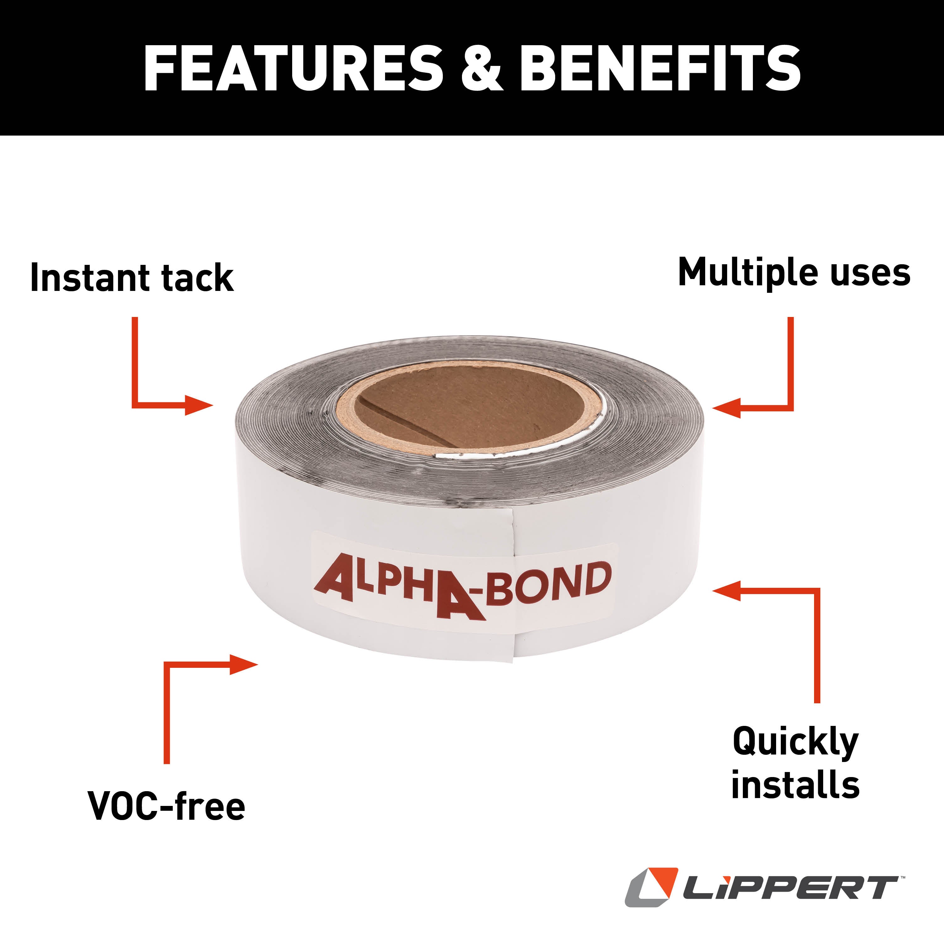 Alpha Systems - Alphabond Tpo Tape 2" X 50', White (Case Of 12) - Image 4