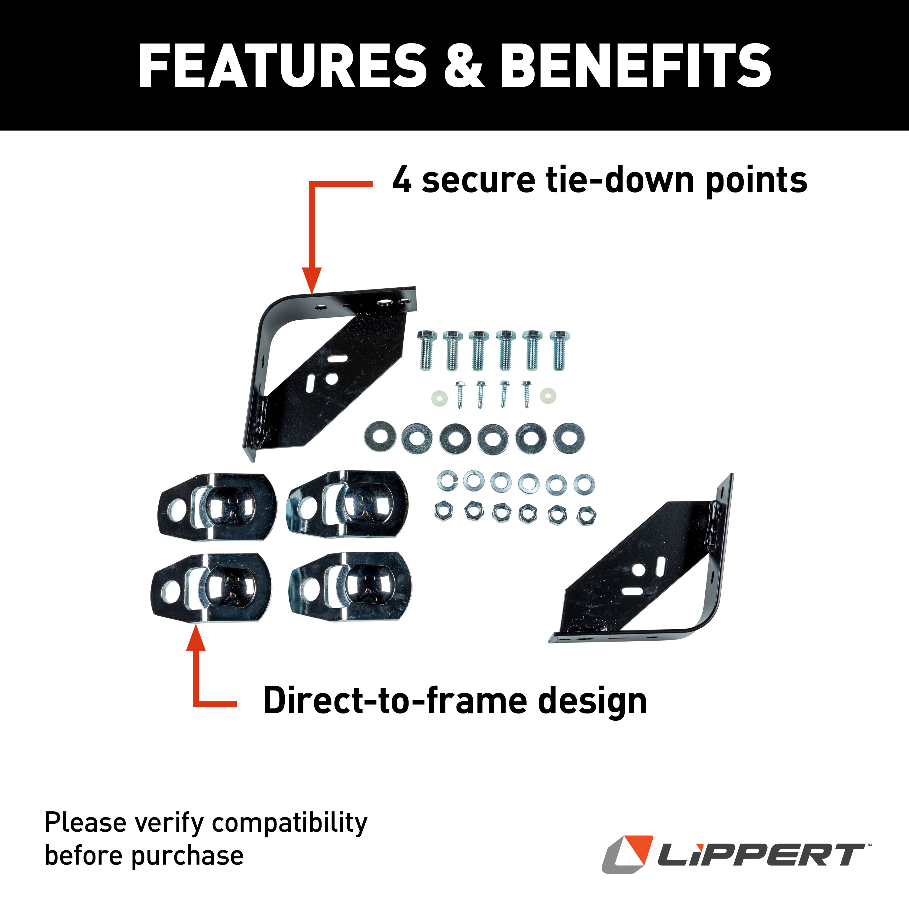 Happijac Ford Truck Bed Tie Down Set #Ca-Fd7 - Image 2