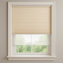 Irvine Shade - Custom Light Filtering Pleated Day/Night Shades with Side Tension Cords