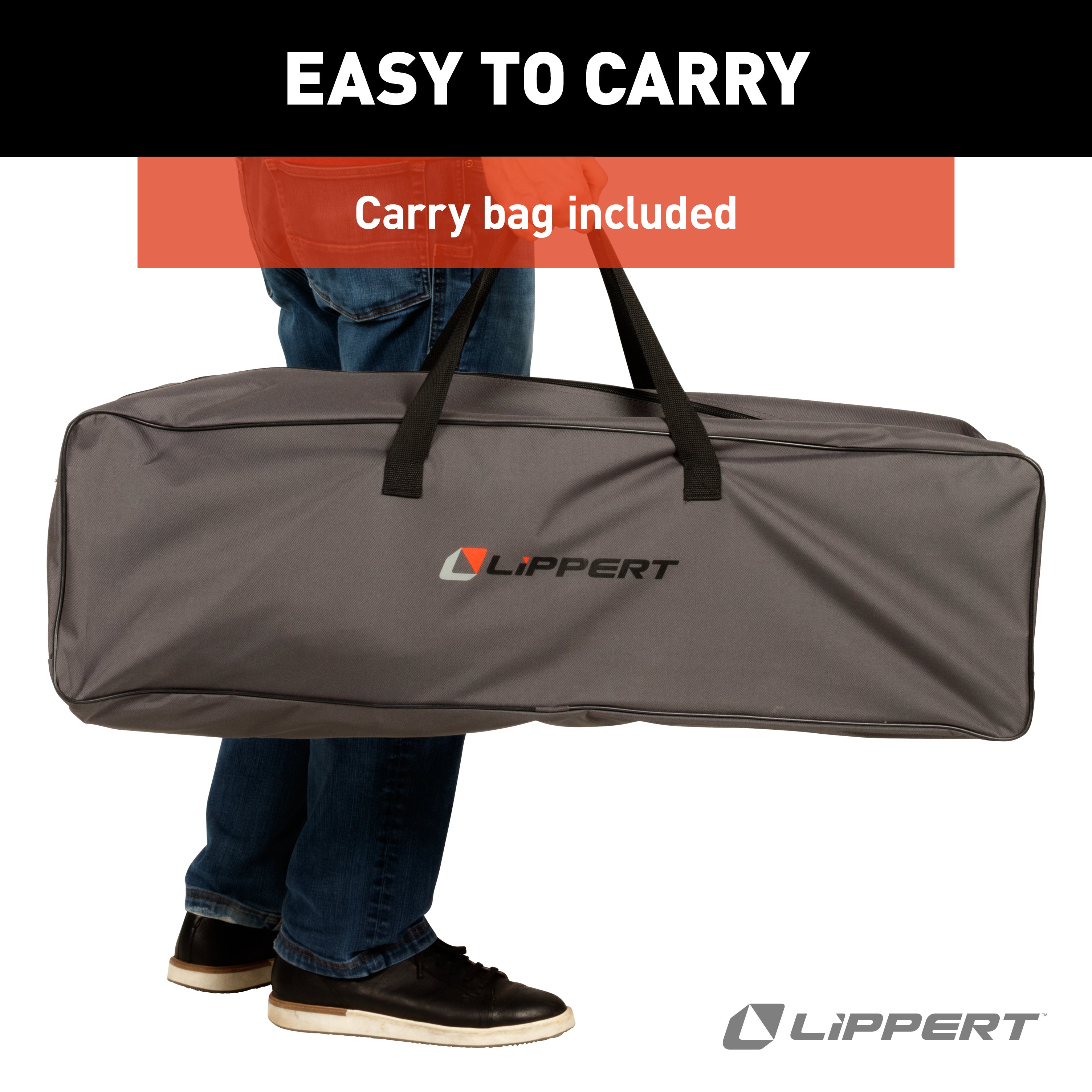 Lippert Campfire Folding Couch - Dark Grey - Image 7