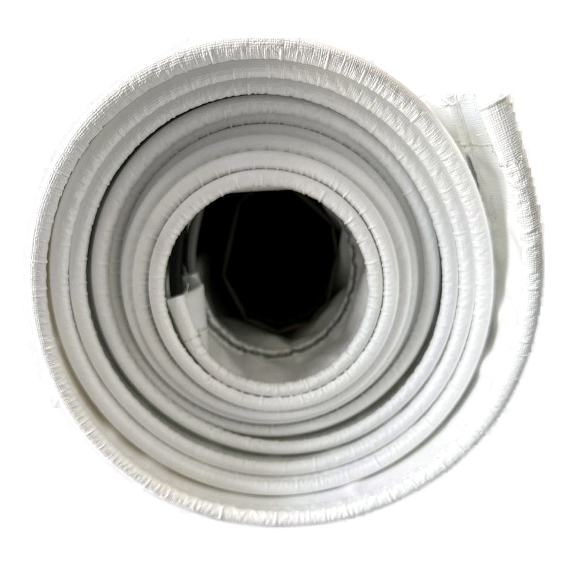 Dometic 8500 Sandstone/Polar White 16 ft 5-Slat Awning Fabric Rolled End View - Part# B3108056NS.416