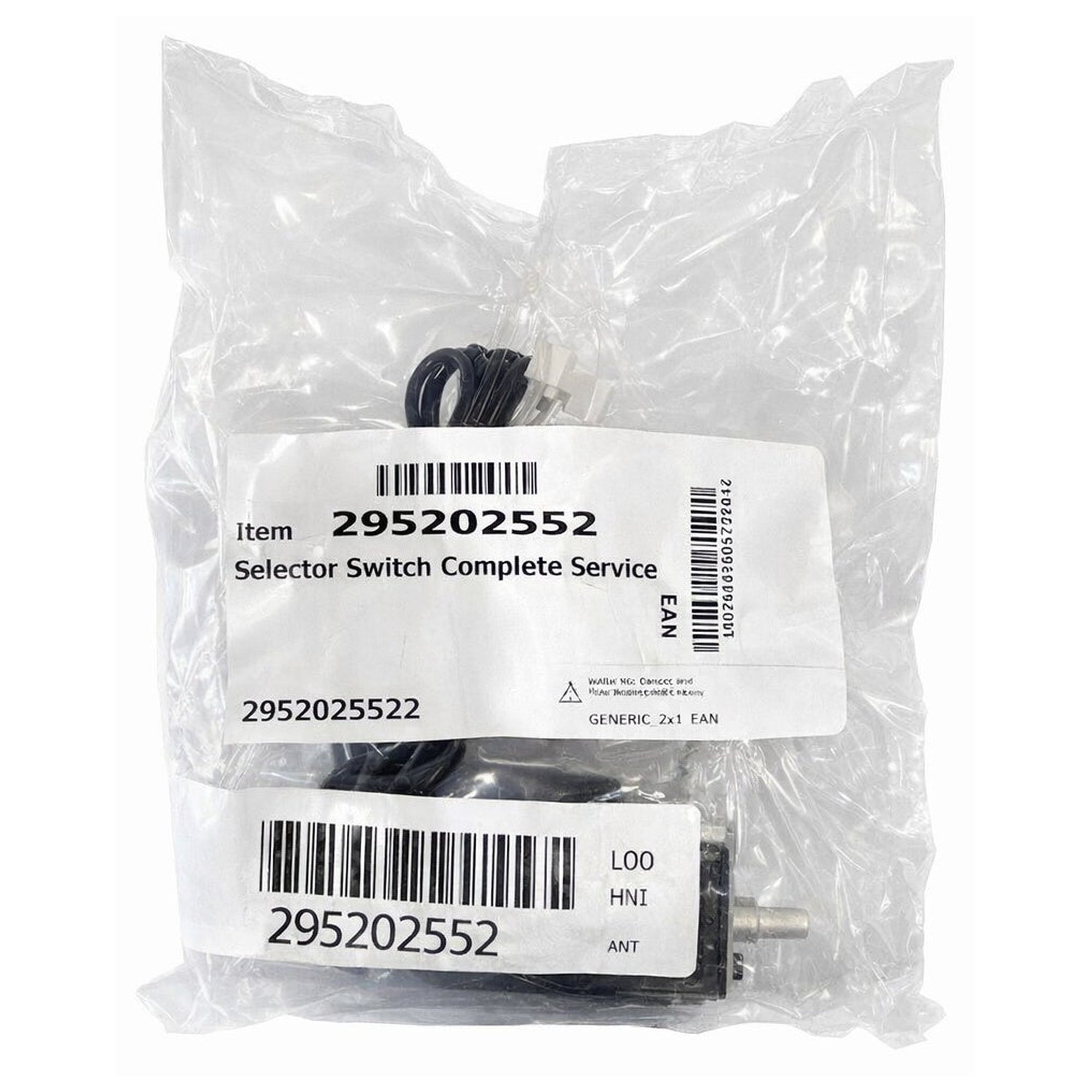 Dometic Refrigerator Selector Switch Assembly Packaging Label - Part# 295202552