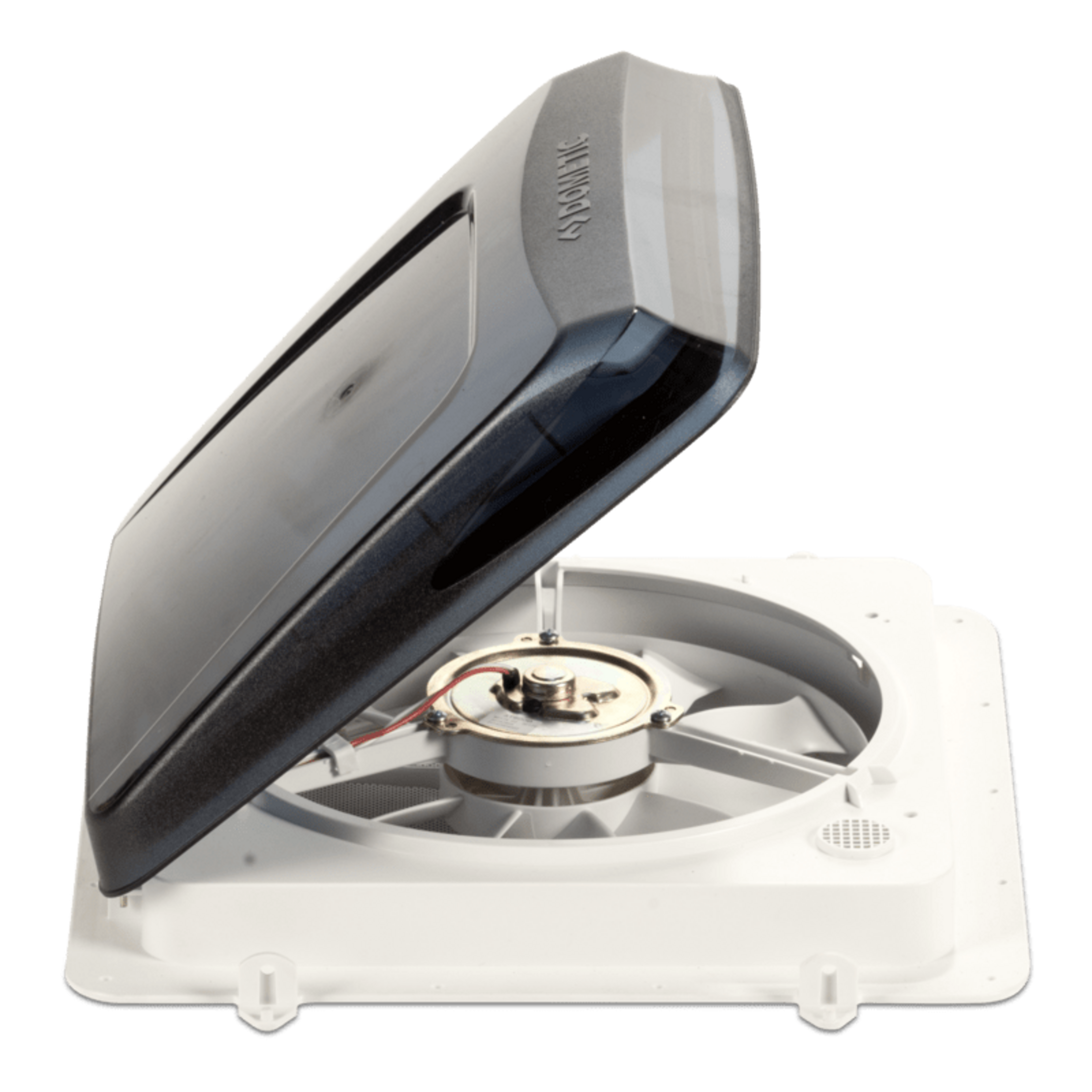 Dometic 1450 Roof Vent Fan - 12V White - Fits Dometic 1450 Series Vents - Part# 9600008501