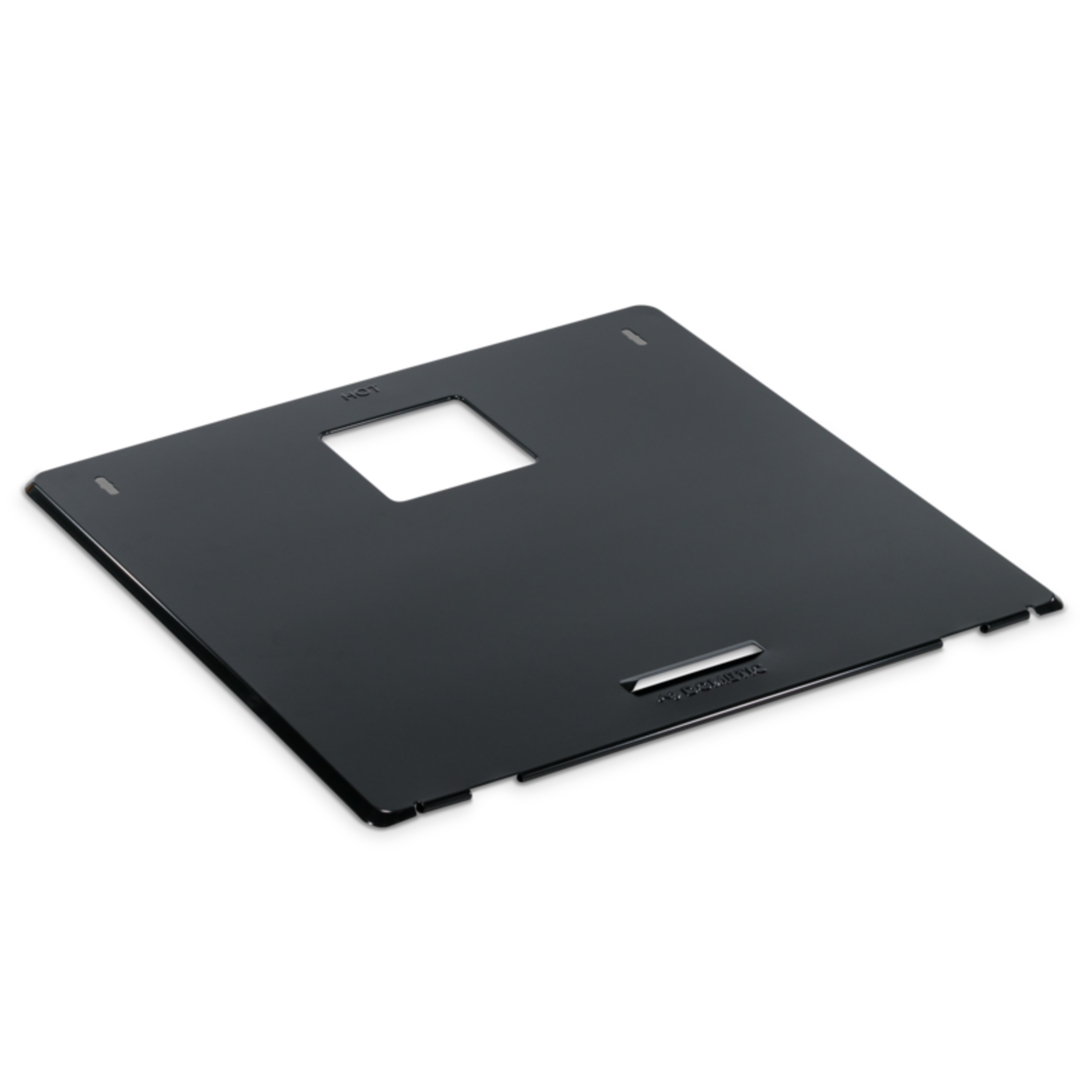 Dometic Water Heater Door Assembly - Black Double Latch - 10 Gallon - Part# 9610002430