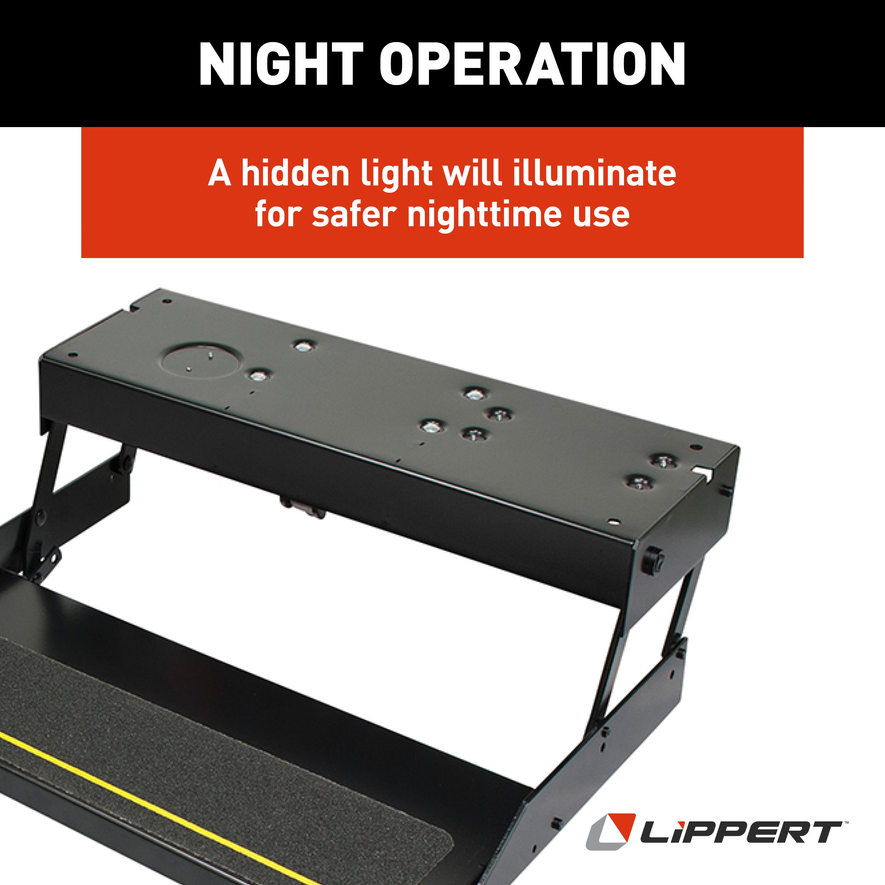 Lippert - 35 Series Step Assembly With Standard Drive Operation And Power Switch Kit - Image 6