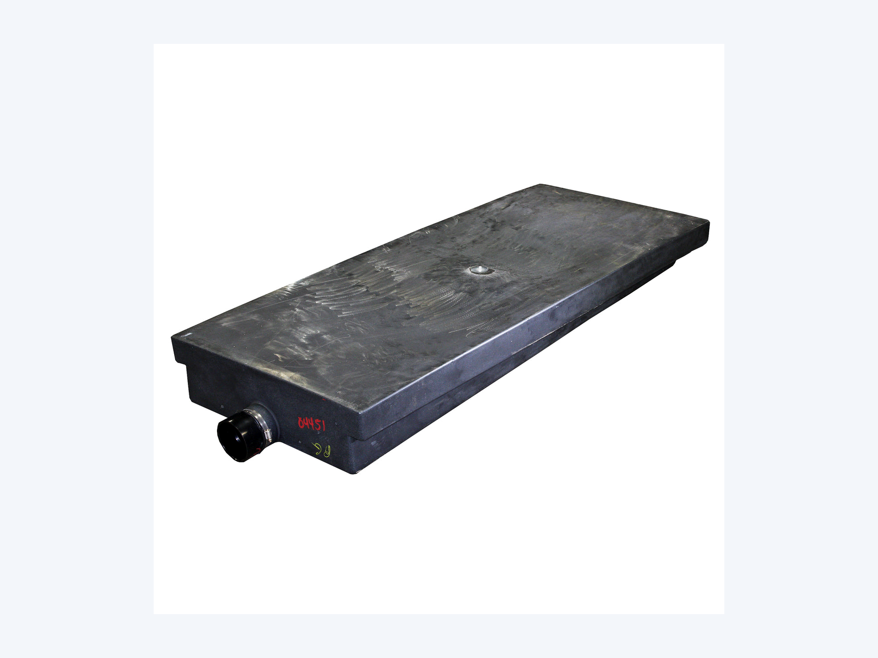 Elkhart Plastics - 42 Gallon RV Holding Tank 56x24.5x7 Center End Drain EPI 4451 H1248 Black Gray Water OEM (hero)