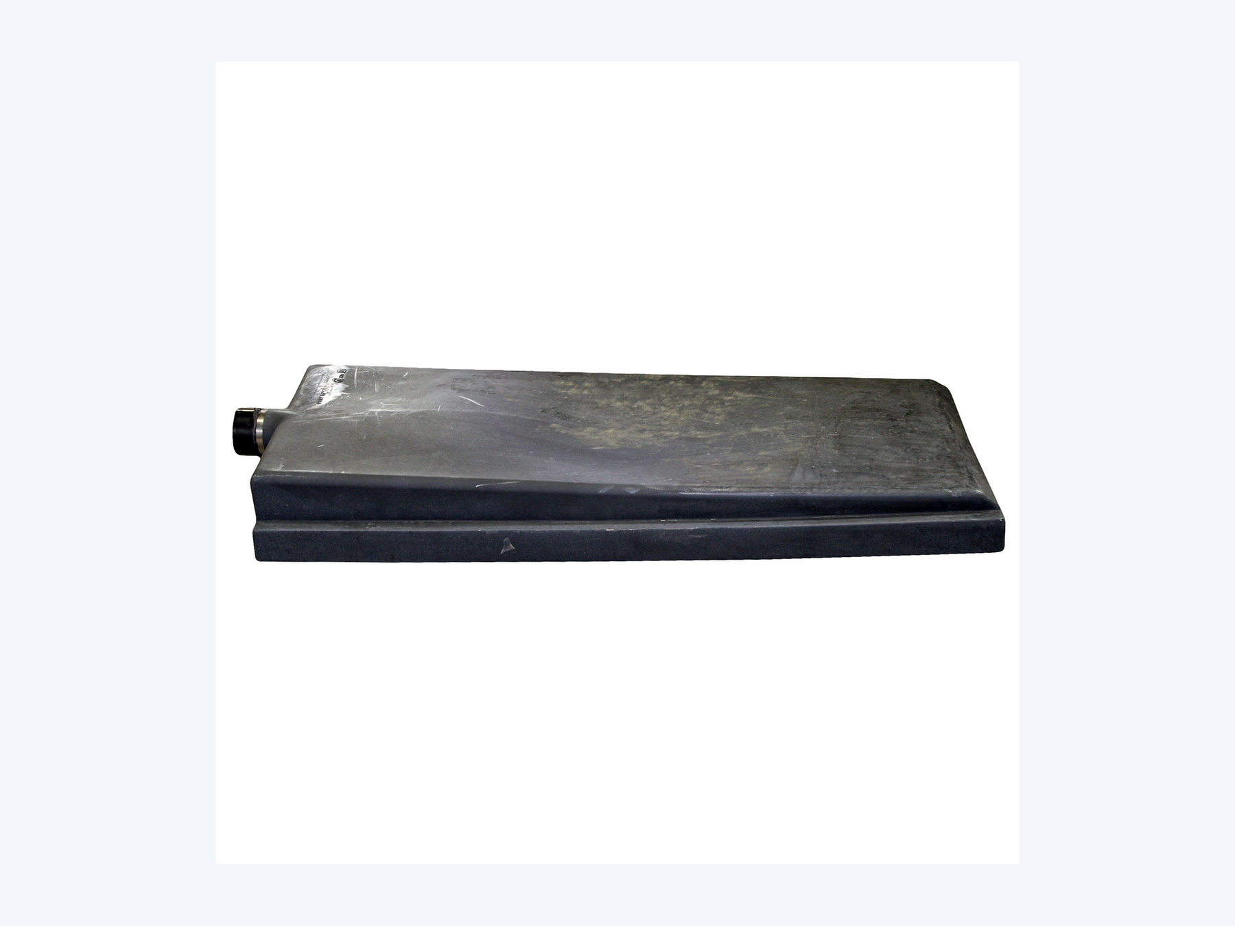 Elkhart Plastics - 42 Gallon RV Holding Tank 56x24.5x7 Center End Drain EPI 4451 H1248 Black Gray Water OEM side