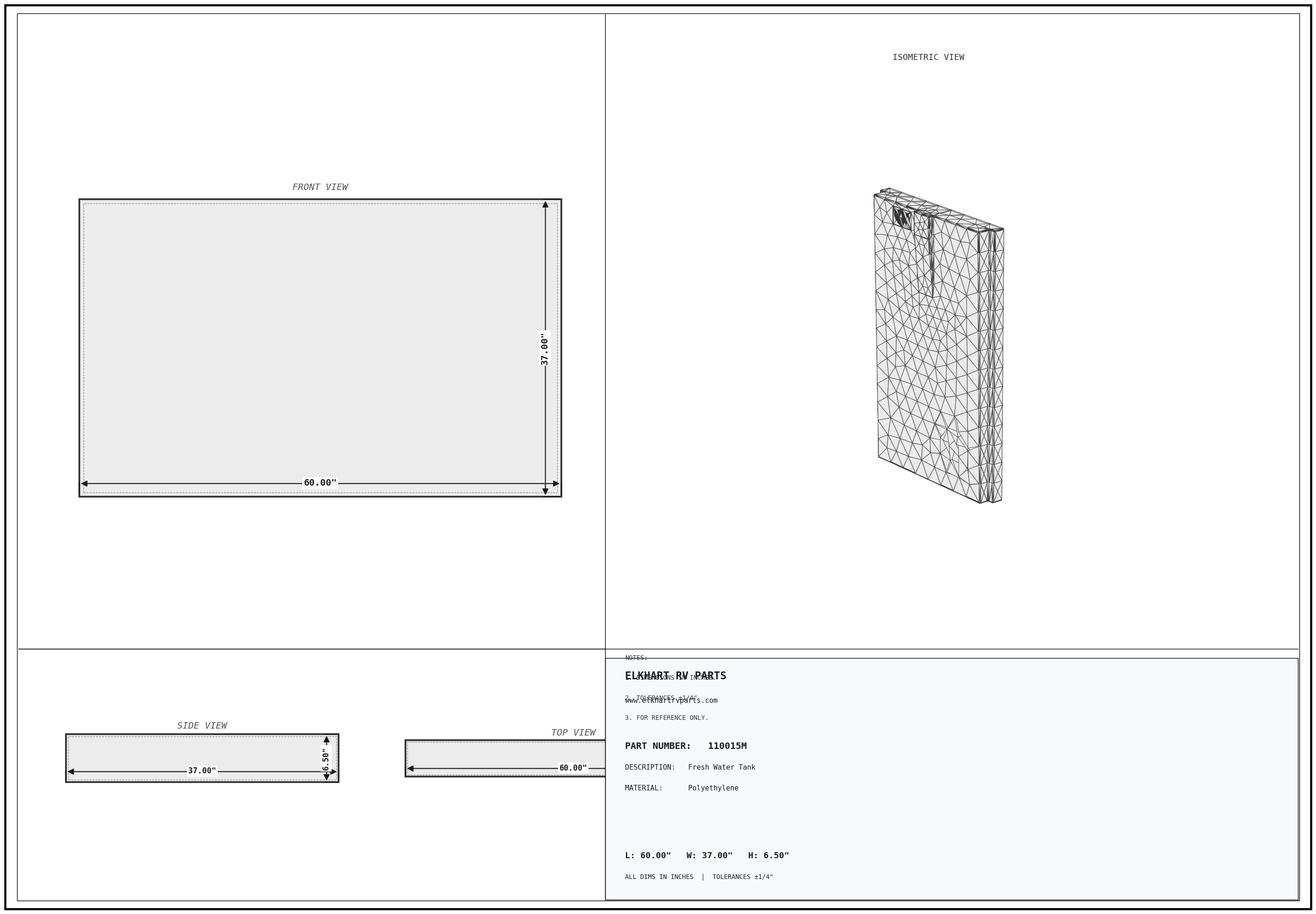 110015M Engineering Drawing