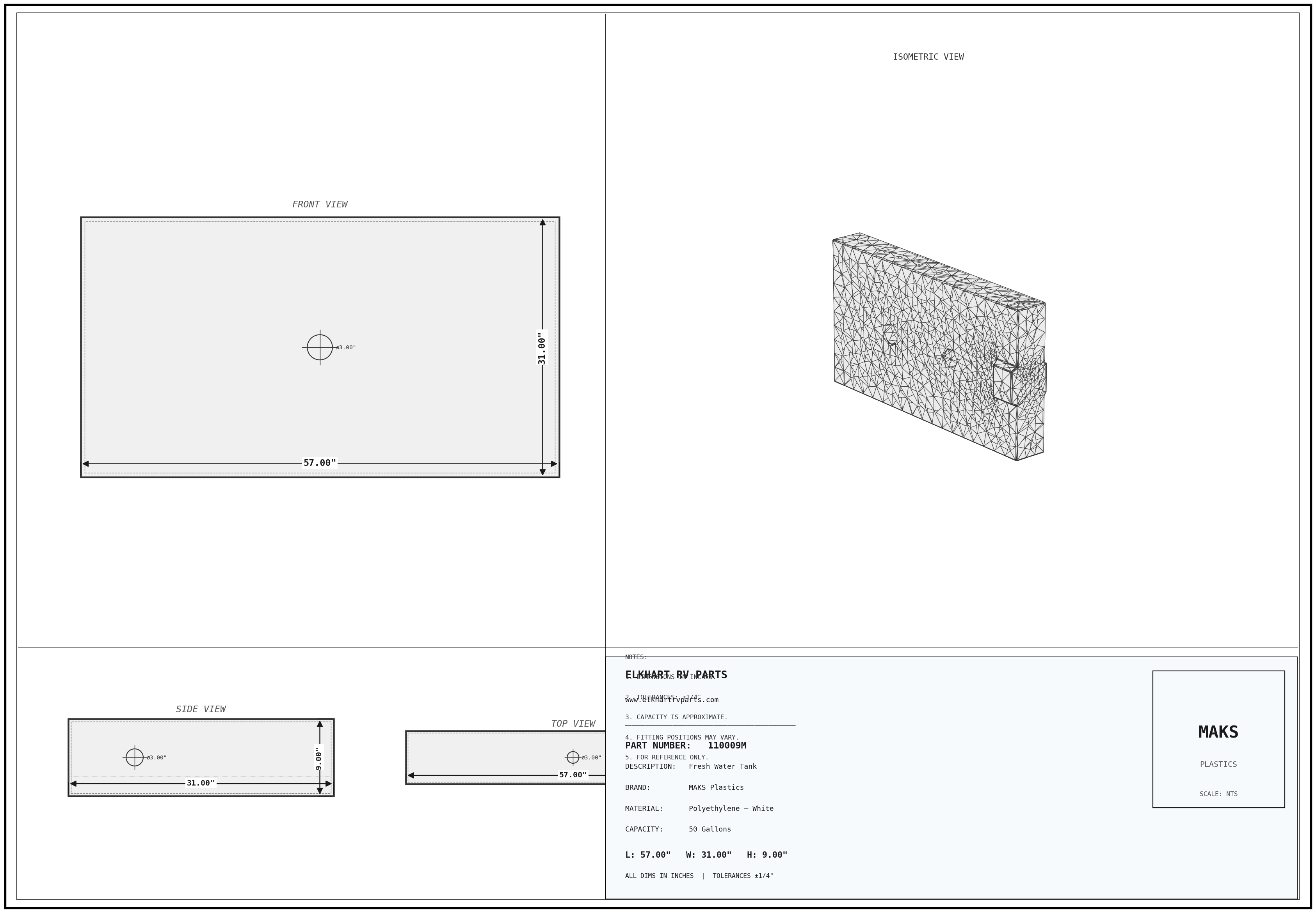 110009M Engineering Drawing