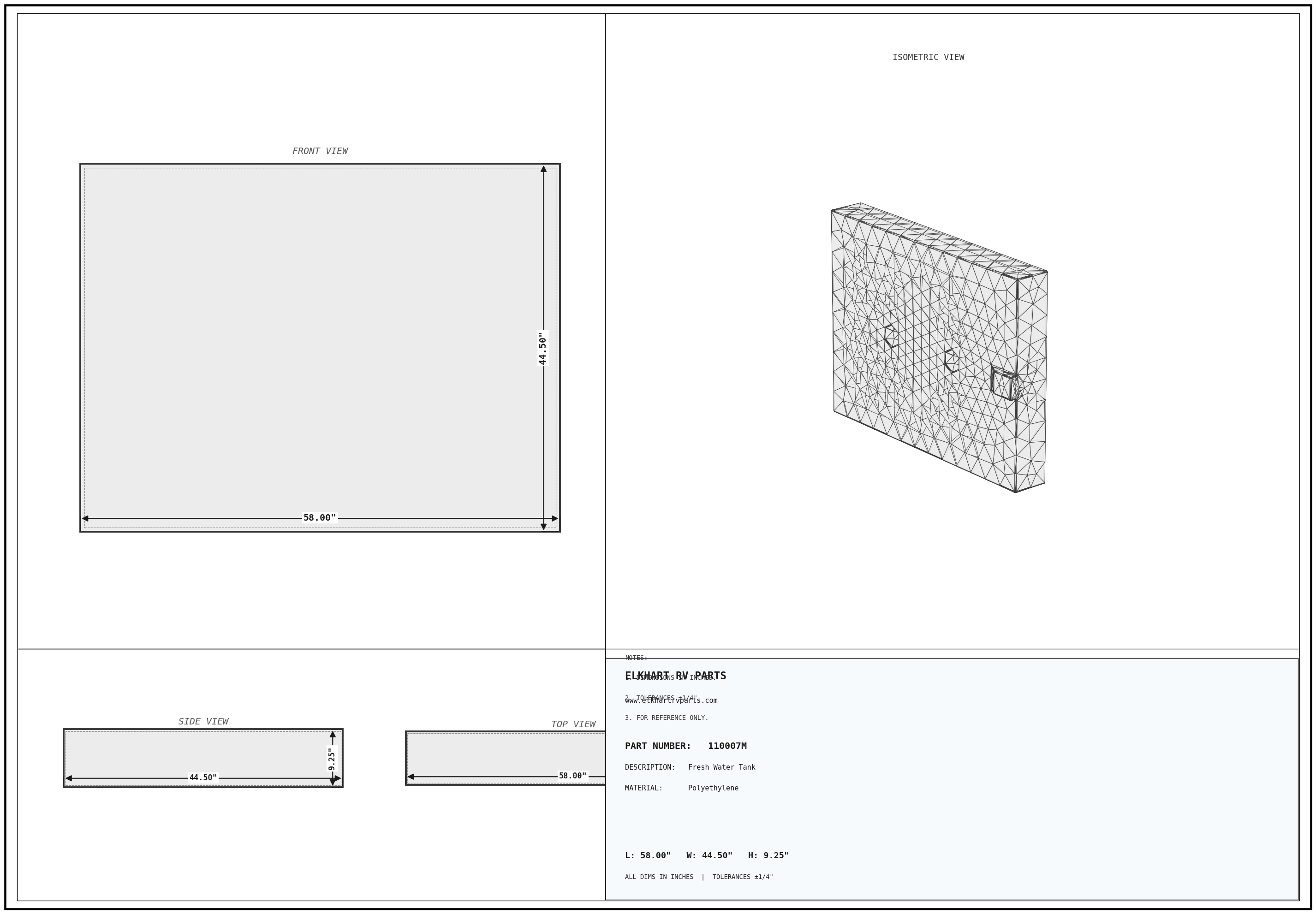 110007M Engineering Drawing