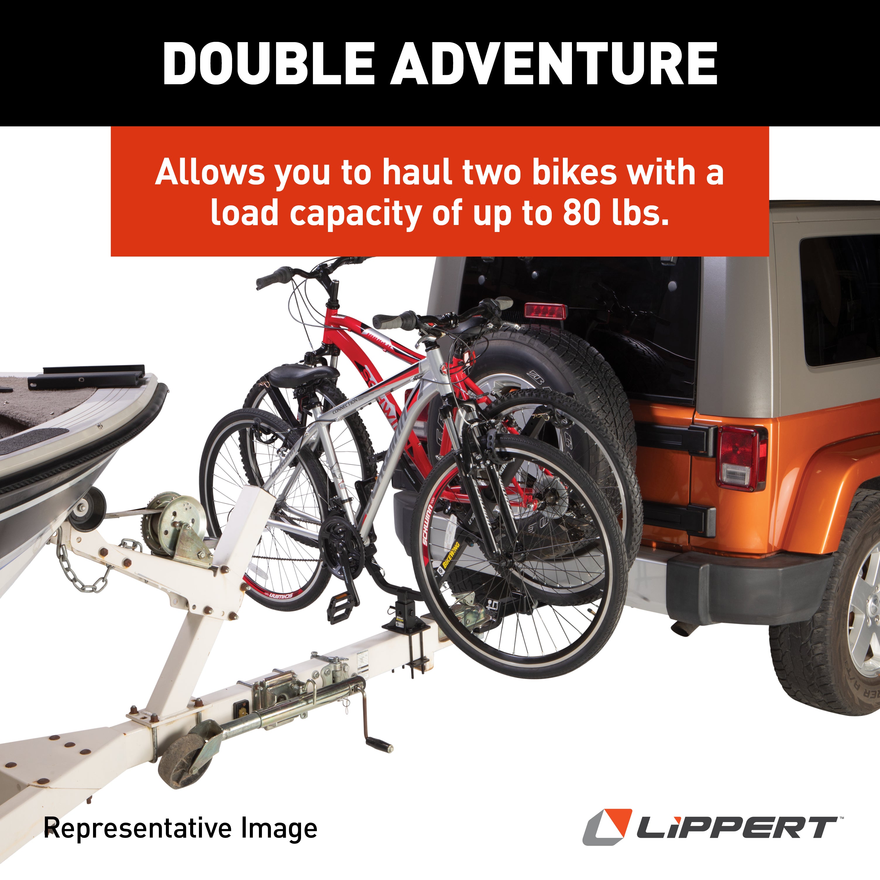 Let's Go Aero - Hitch-It Double Bike Carrier System - Image 4