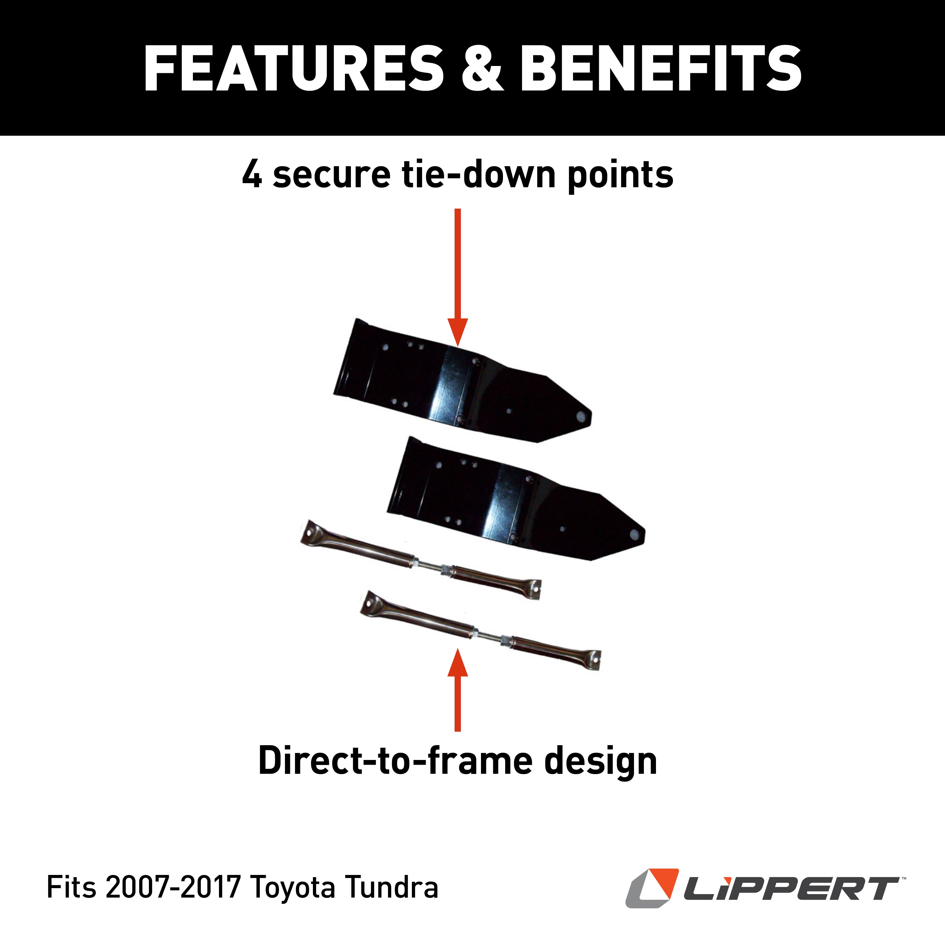Happijac Toyota Tundra (2007-2017) Direct To Frame Tie Down #Df-Tt07 - Image 2