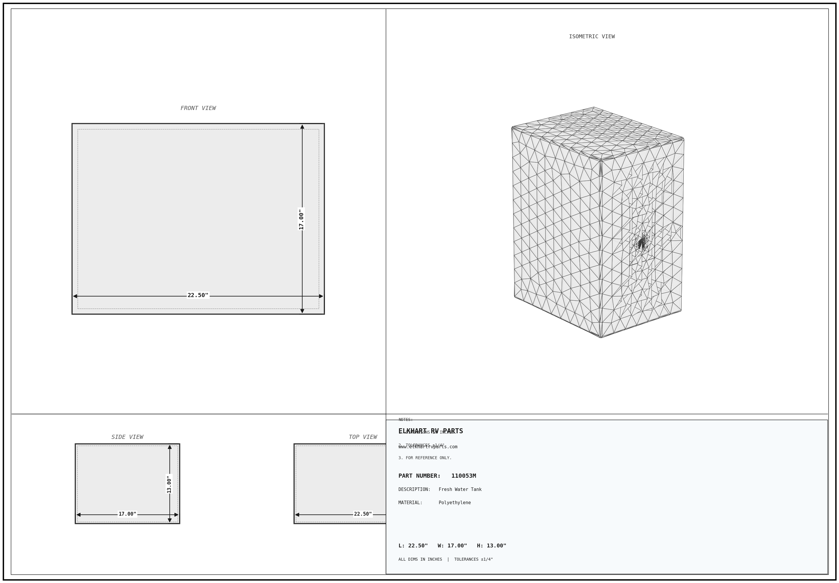110053M Engineering Drawing