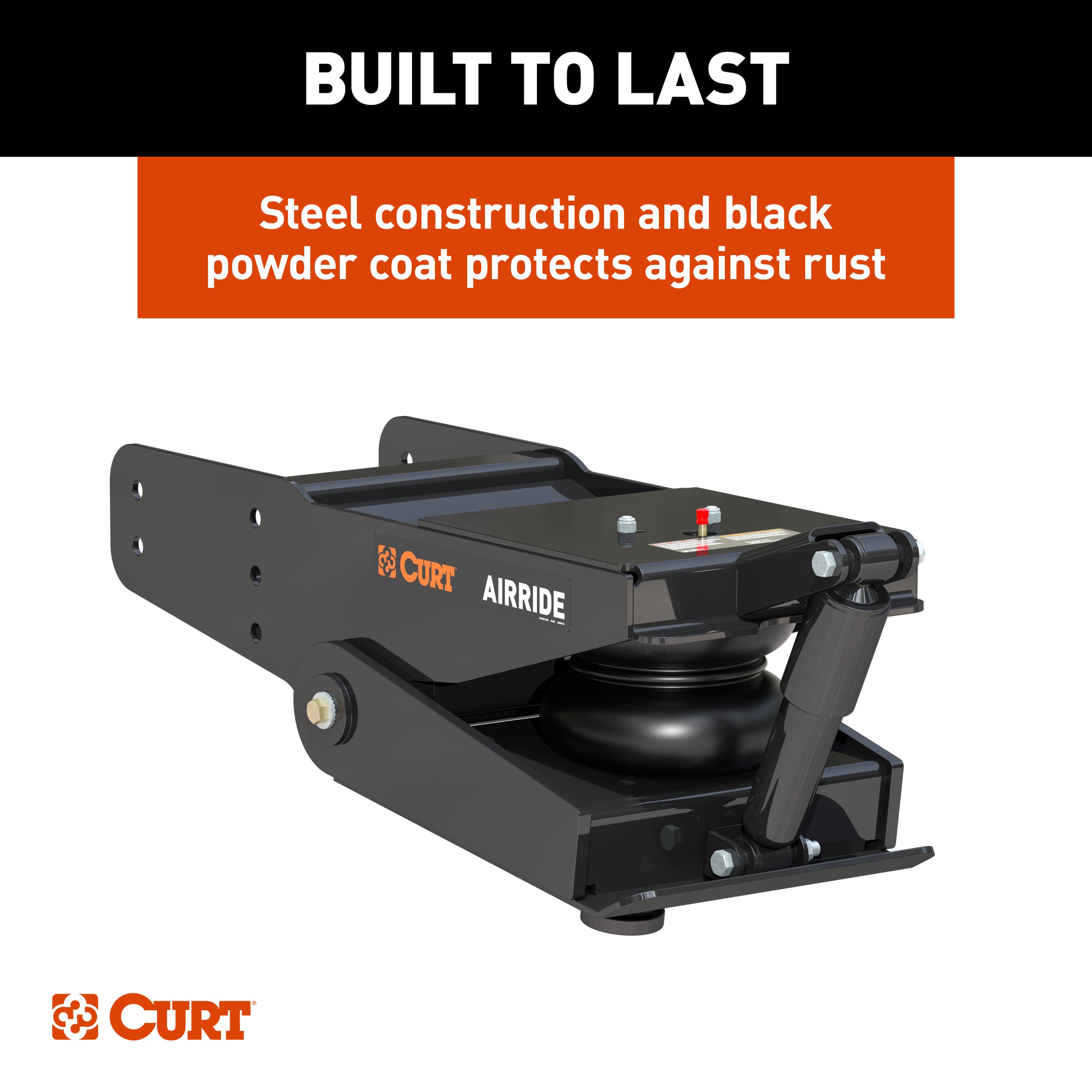 Curt Air Ride Pin Box - 21,000 Lbs. - Image 4