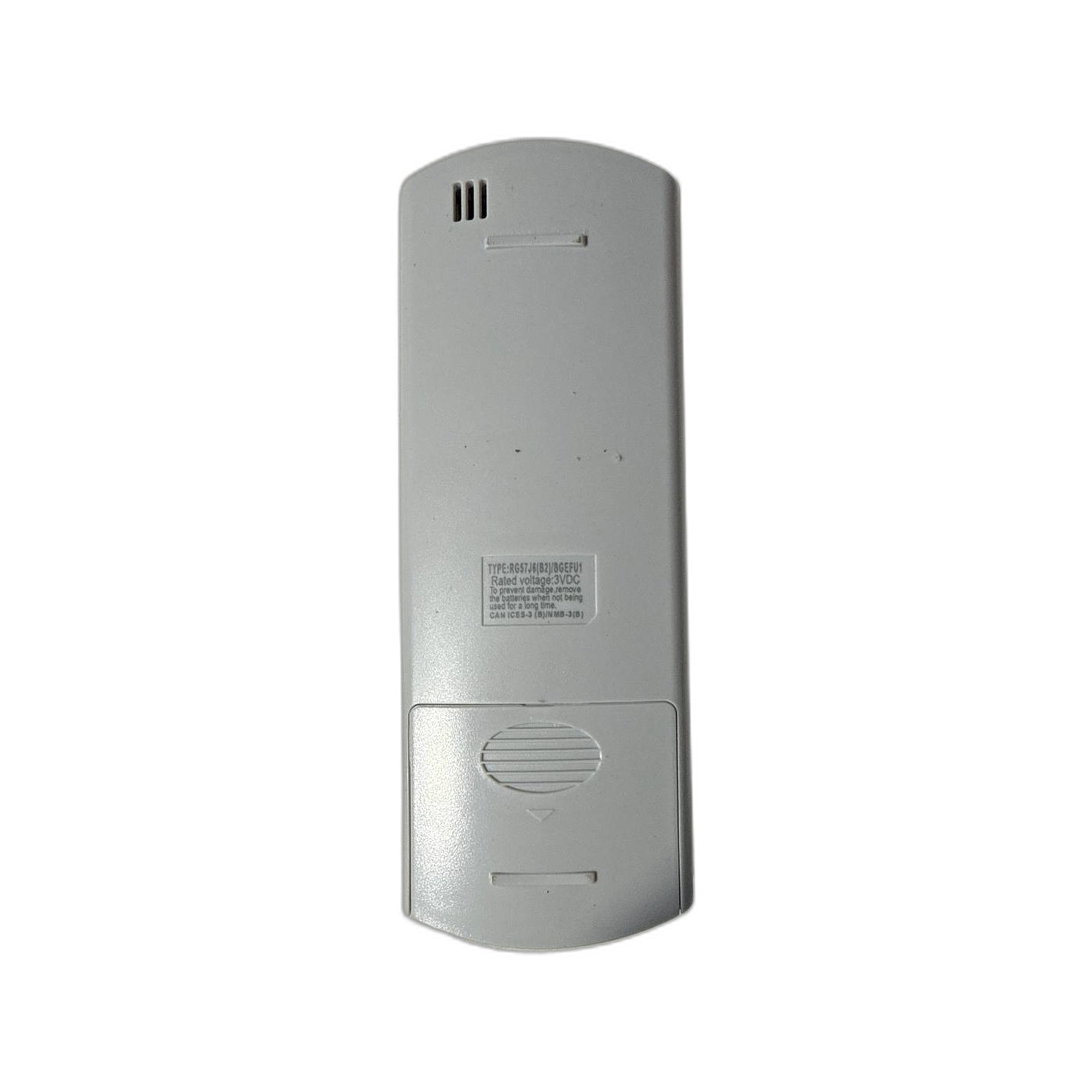 Furrion - Chill Cube Ducted Air Distribution Box Replacement Remote - RG57J6(B2)/BGEFU1 - 2024040312-REMOTE back label RG57J6(B2)/BGEFU1
