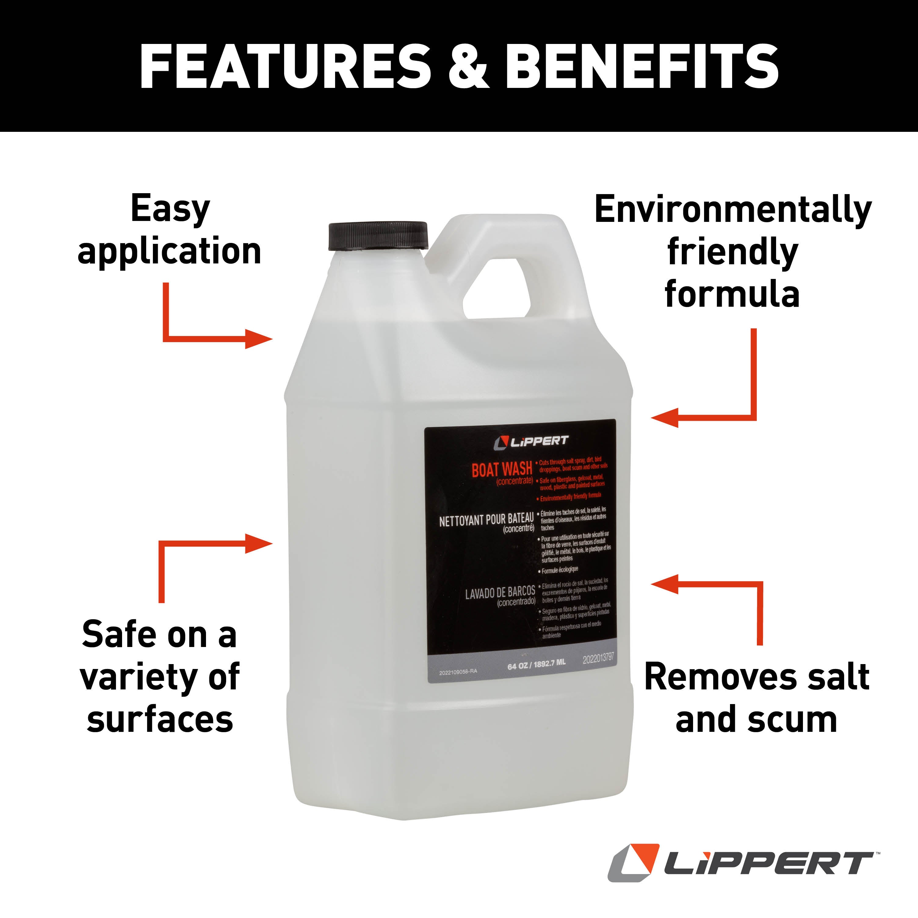 Lippert Boat Wash (Concentrate) - 64 Oz. - Image 4