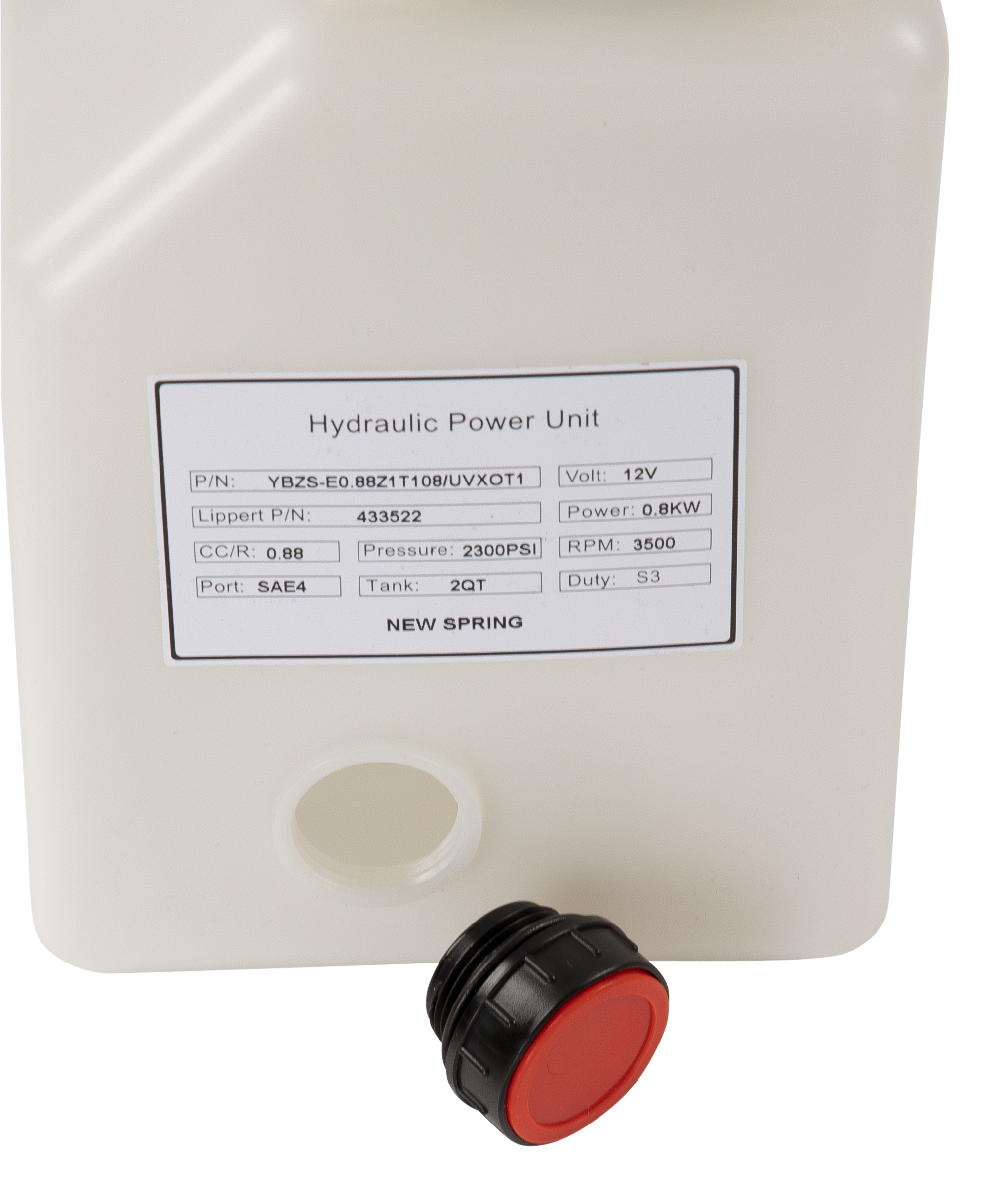 Lippert Rv Slide-Out Hydraulic Power Unit With 2Qt Pump Reservoir Kit #643150 - Image 6