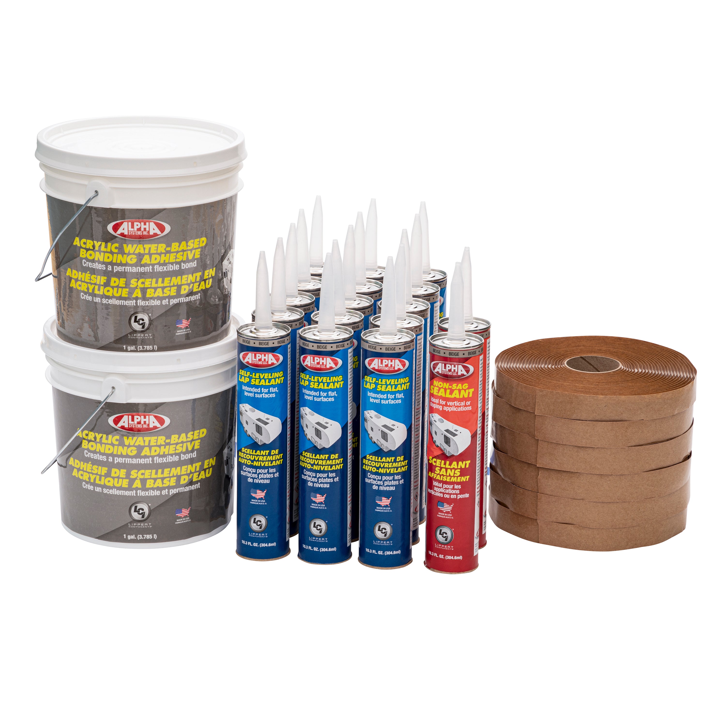 Alpha Systems - Superflex Rv Roof Kit, Beige (26' And Above) - Image 2