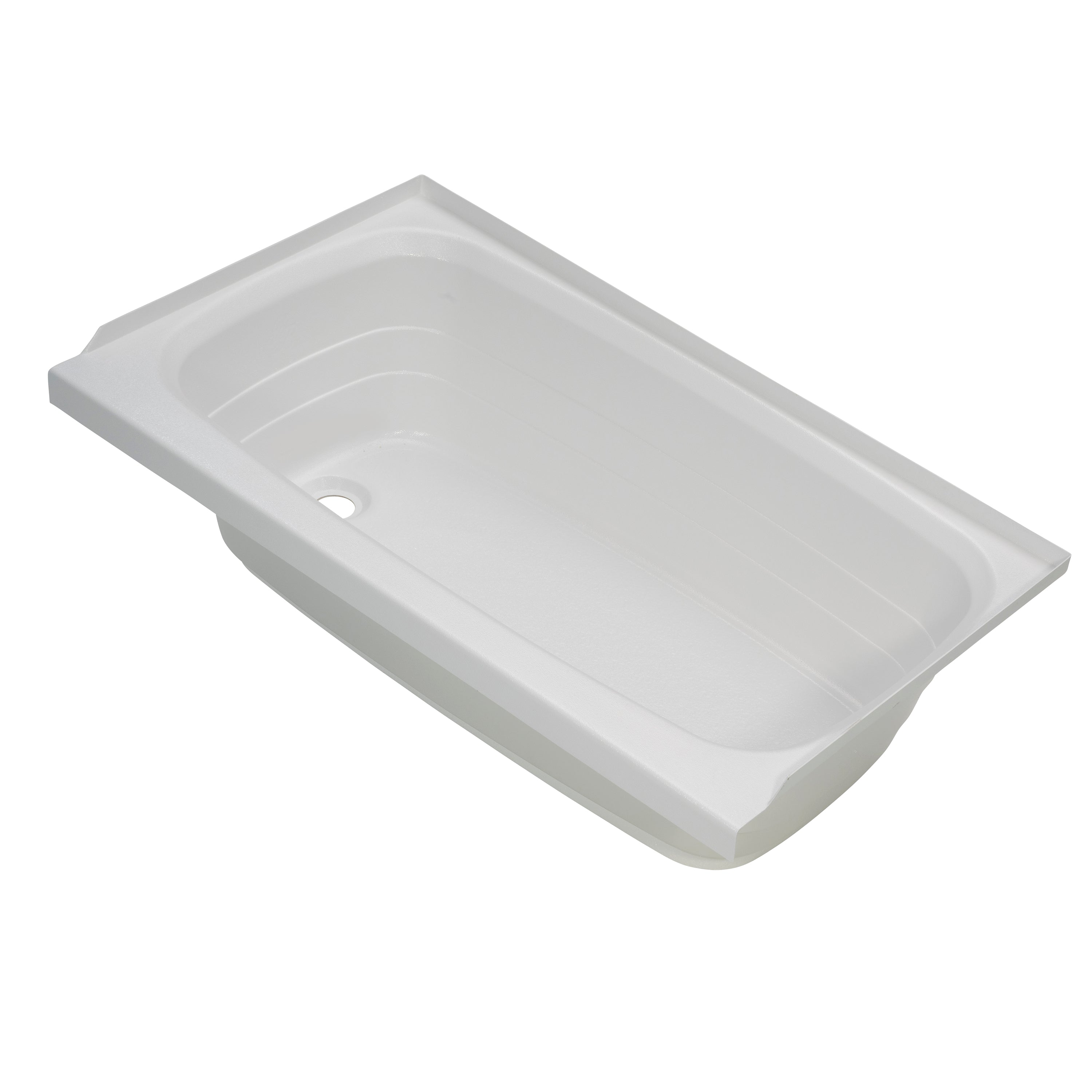 Lippert Bathtub With Left Drain - 24" X 40", White #W2440Lhspk - Image 2