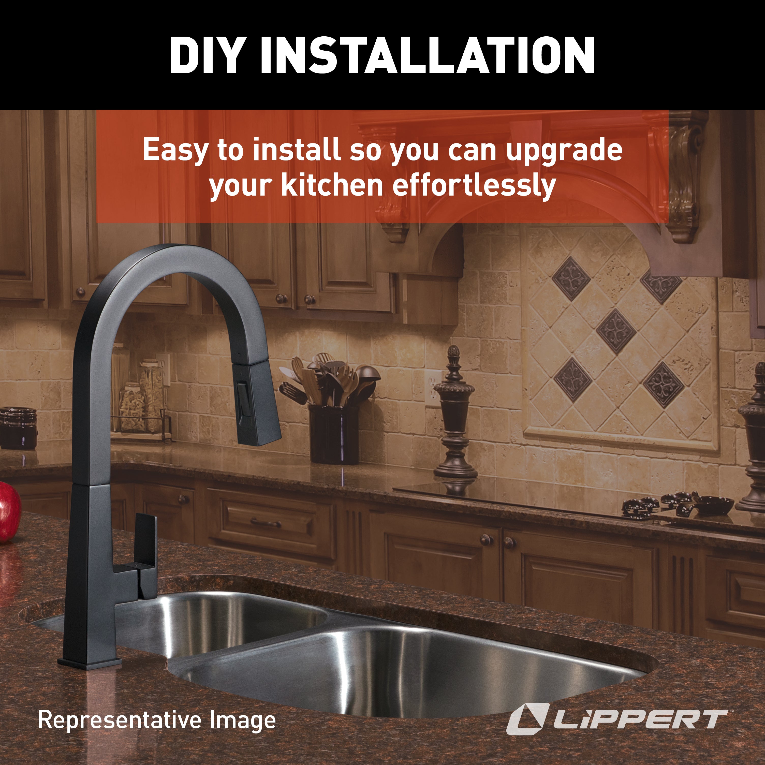 Lippert - Double Drawn Sink; 27" X 16" X 7" (Stainless Steel) - Image 4