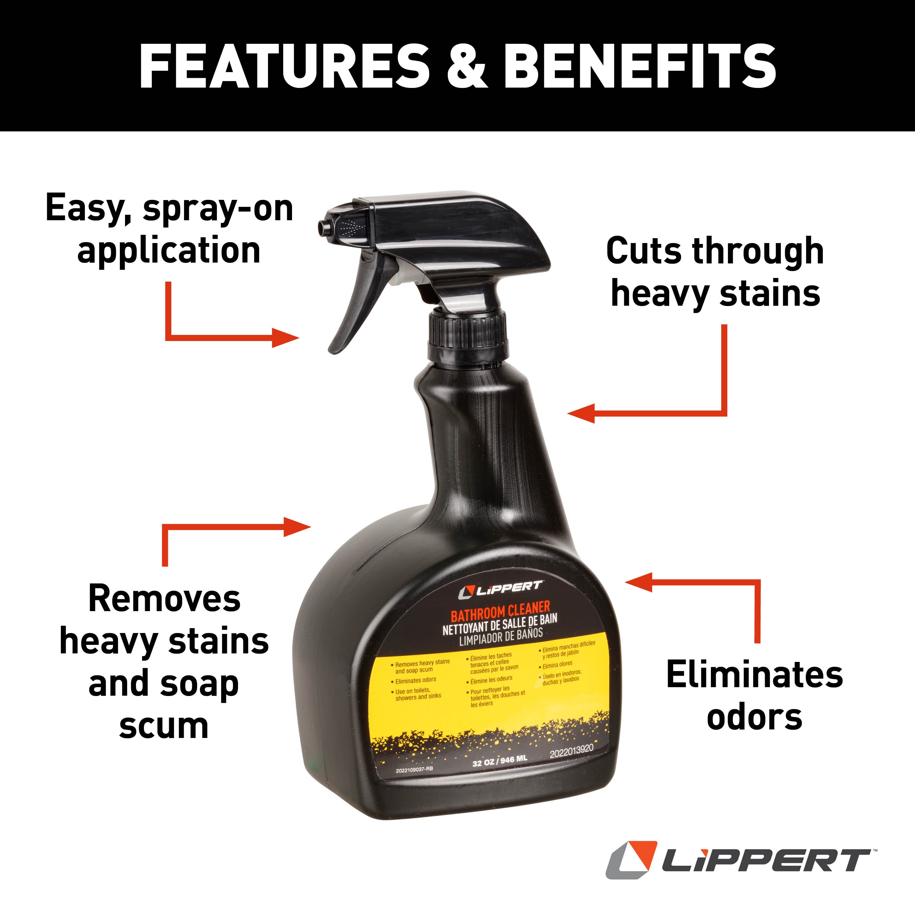 Lippert Rv Bathroom Cleaner - 32 Oz. - Image 4